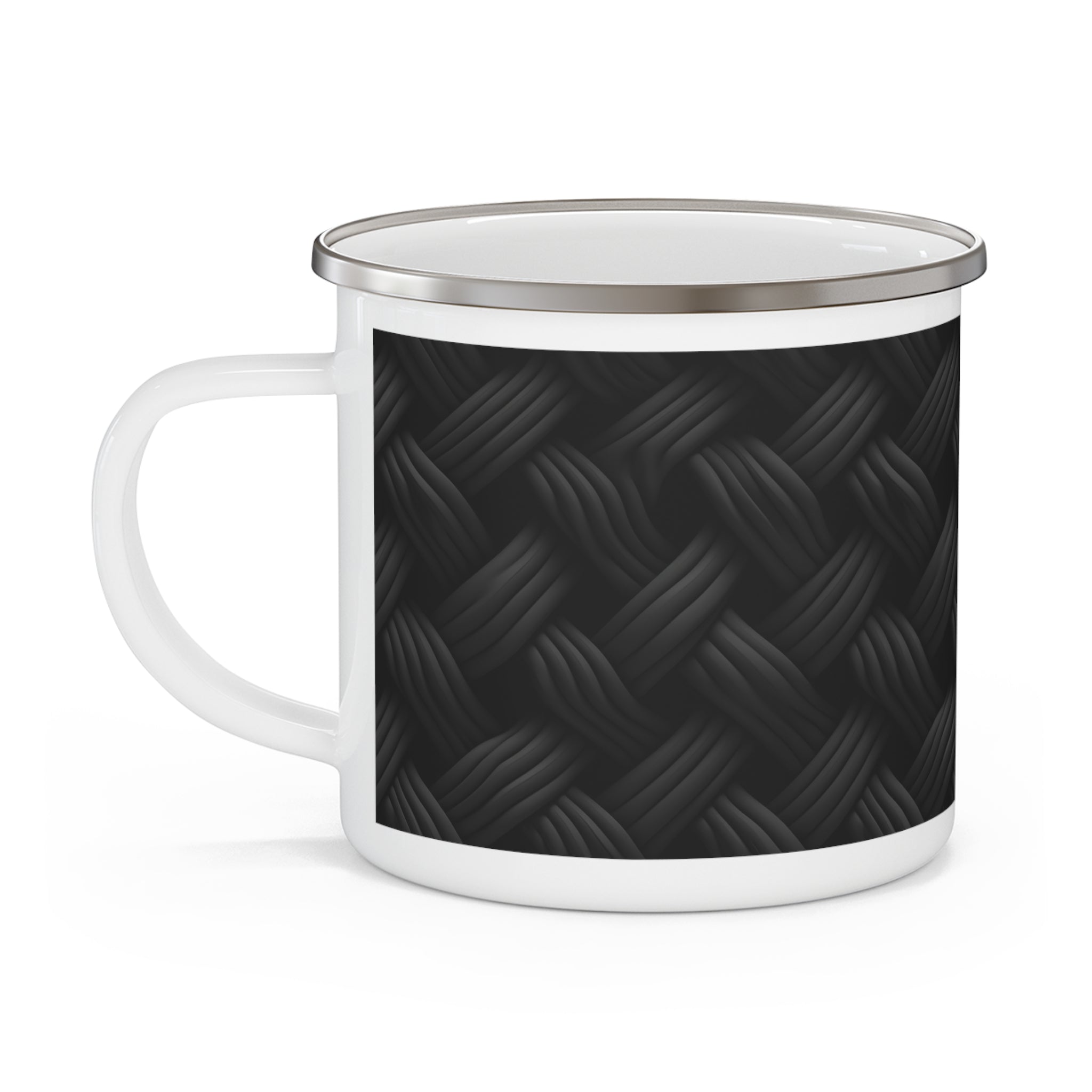 Enamel Camping Mug - Seamless Designs 06