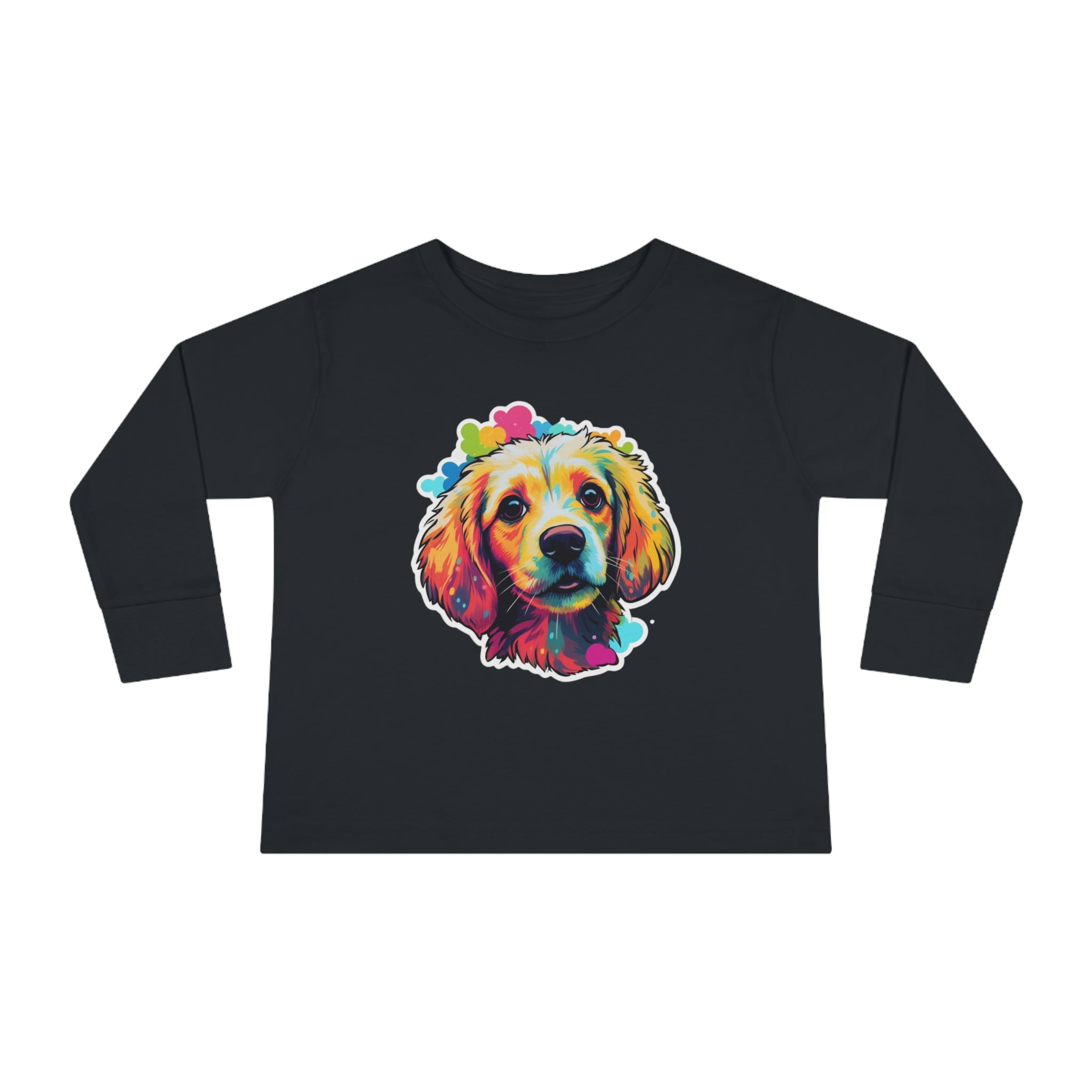 Toddler Long Sleeve Tee - Puppies 07