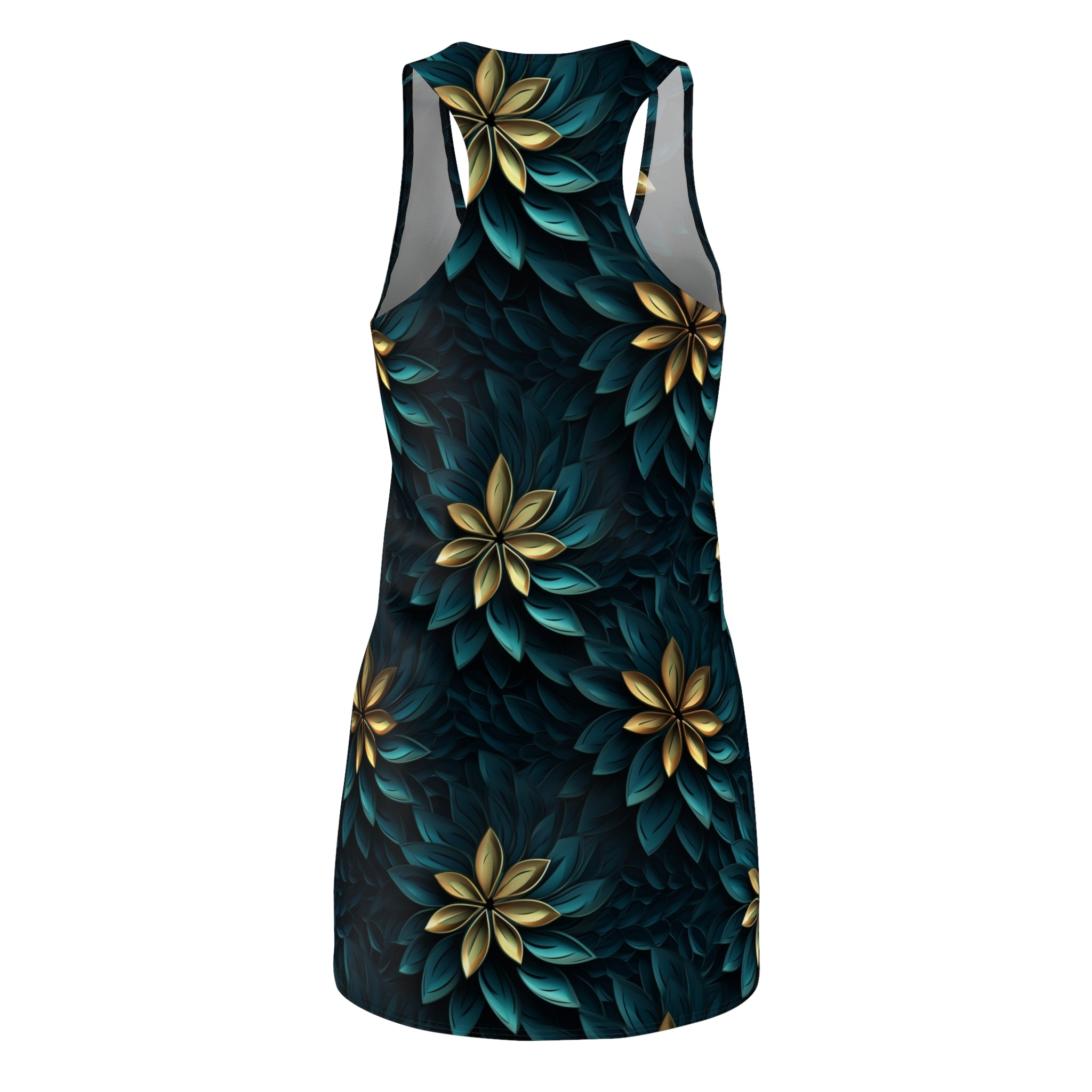 Women's Cut & Sew Racerback Dress (AOP) - Seamless Abstract Designs 01