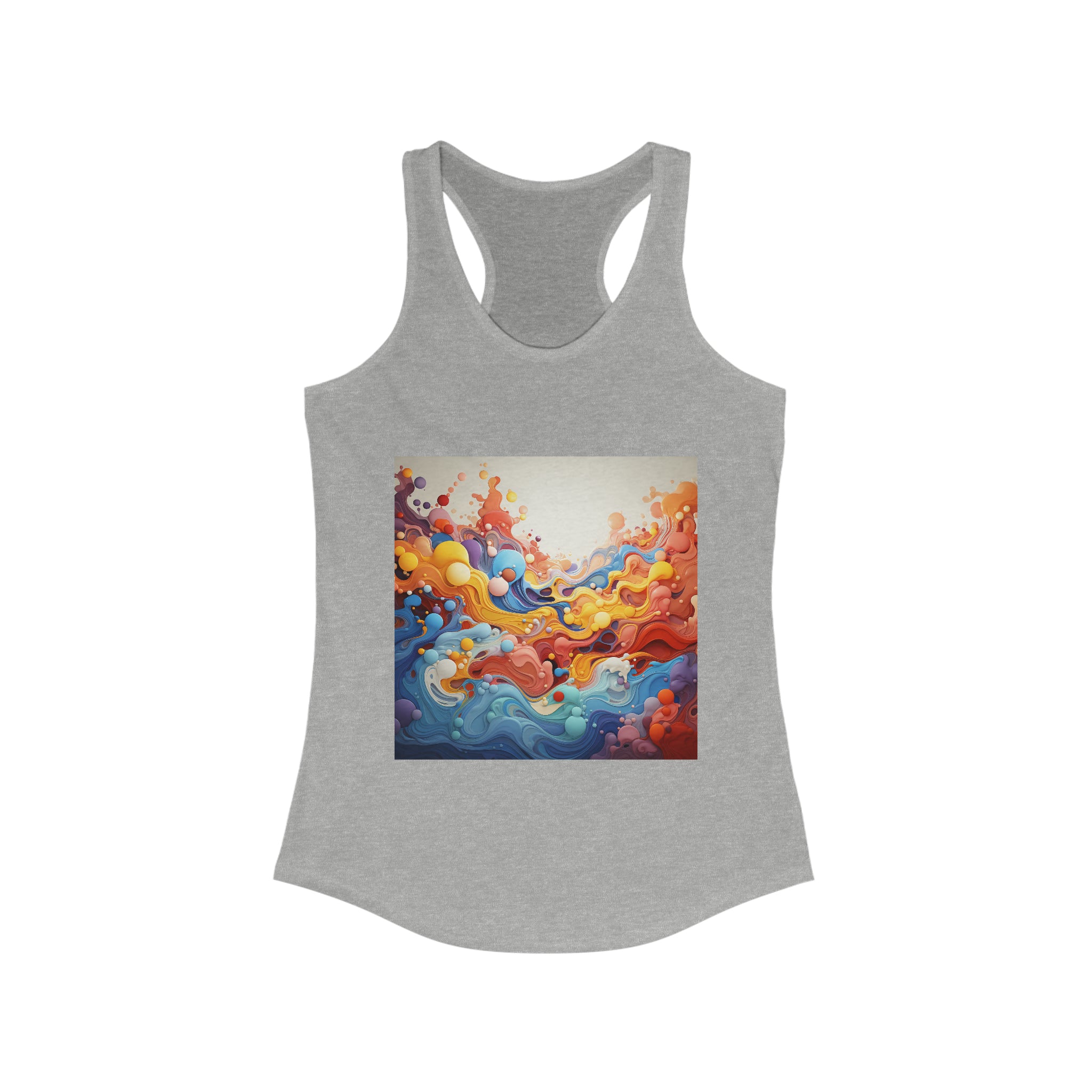 Women's Ideal Racerback Tank - Vector Art Design 37