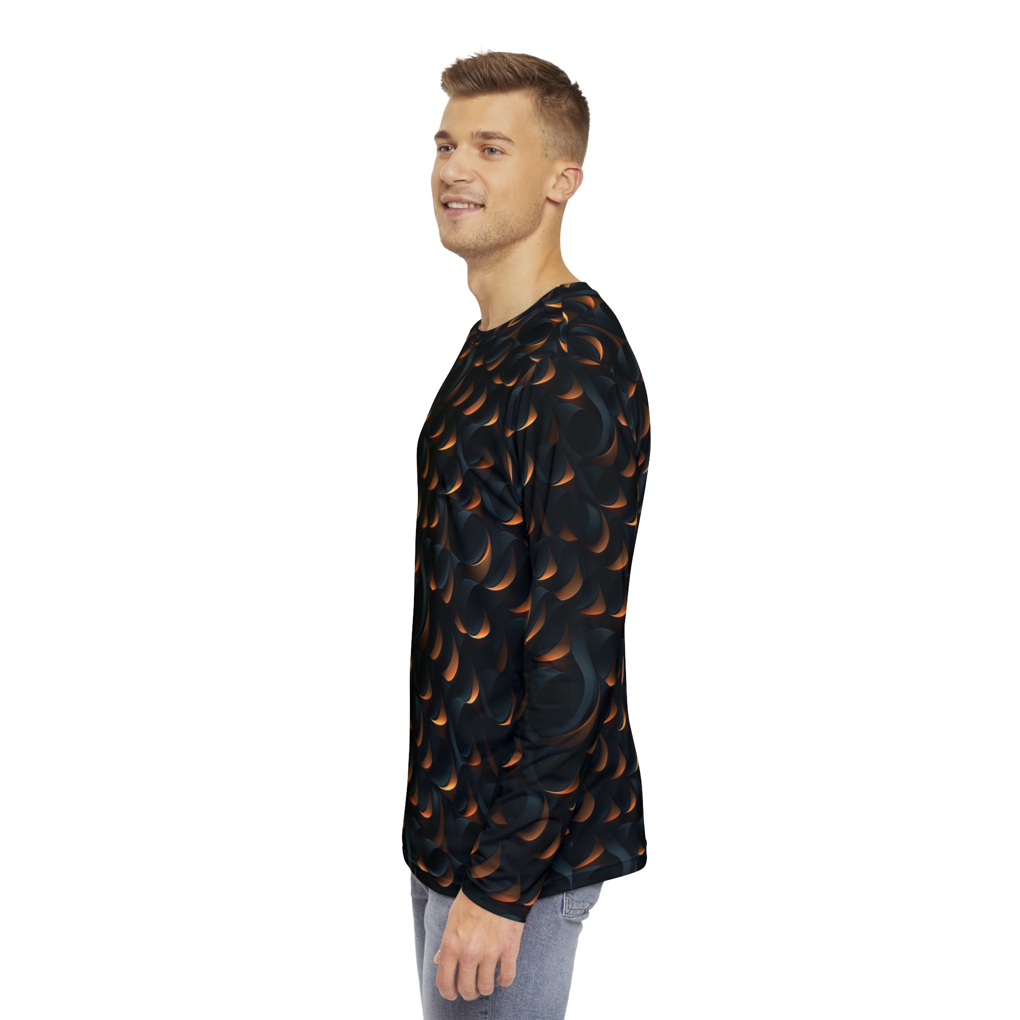 Men's Long Sleeve Shirt (AOP) - Designs 01