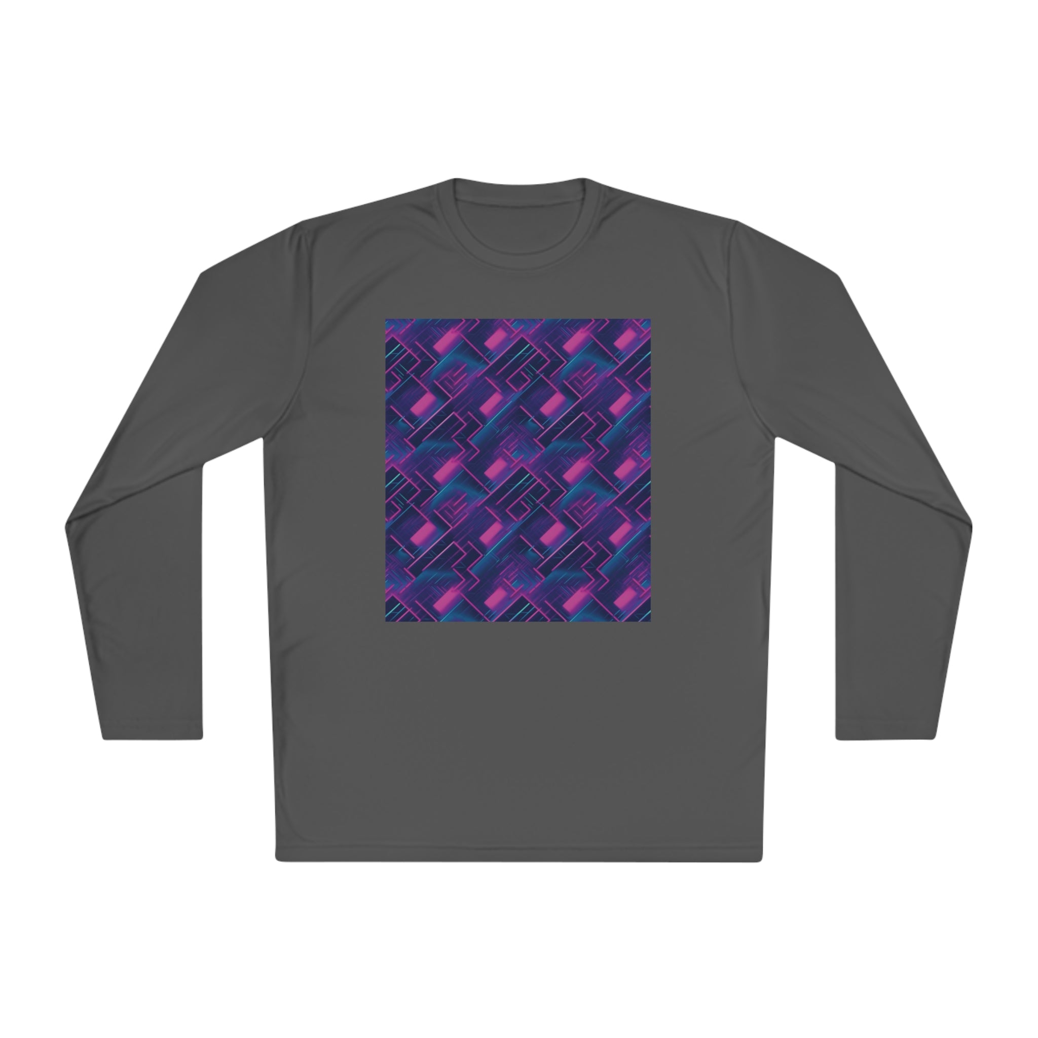 Unisex Lightweight Long Sleeve Tee (AOP) - Abstract Designs 04