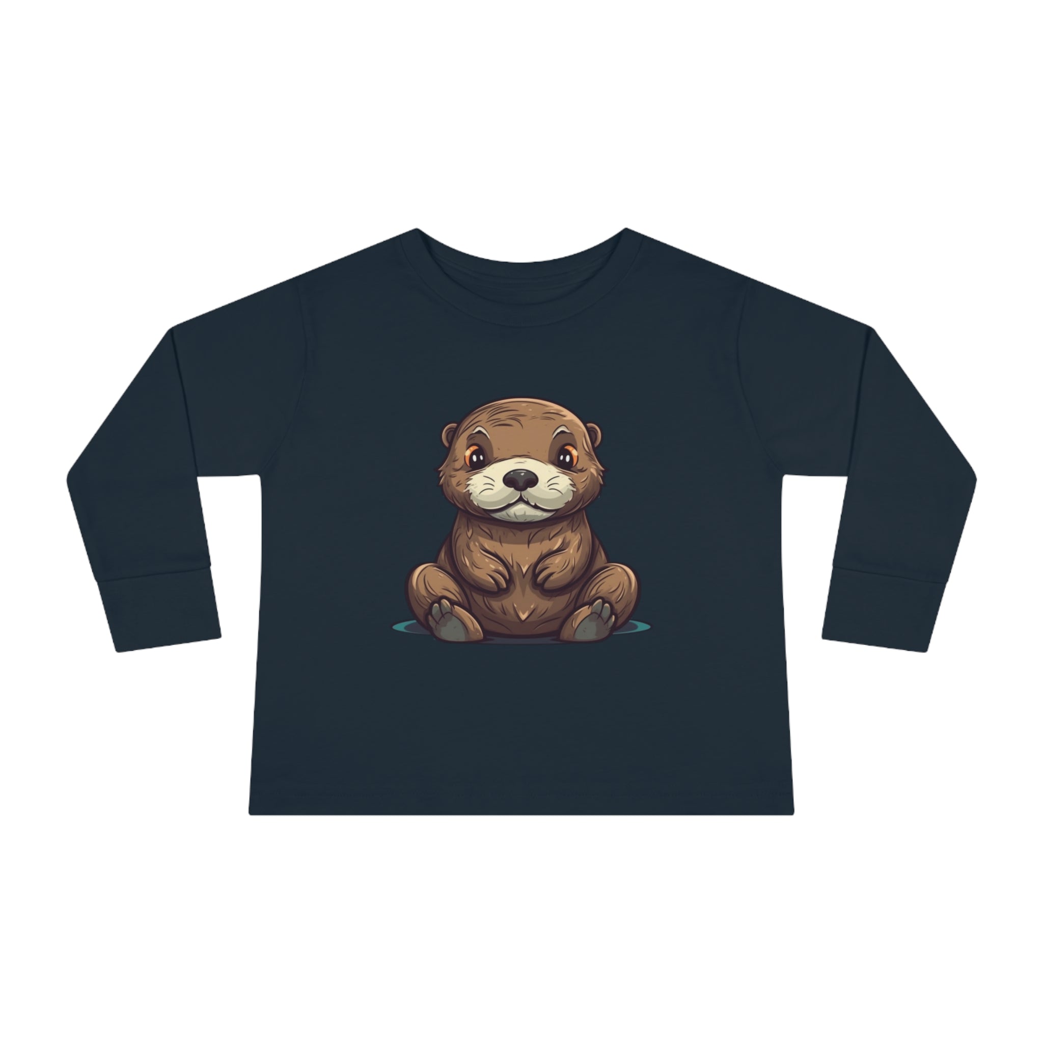 Toddler Long Sleeve Tee - Sea Otter Pup