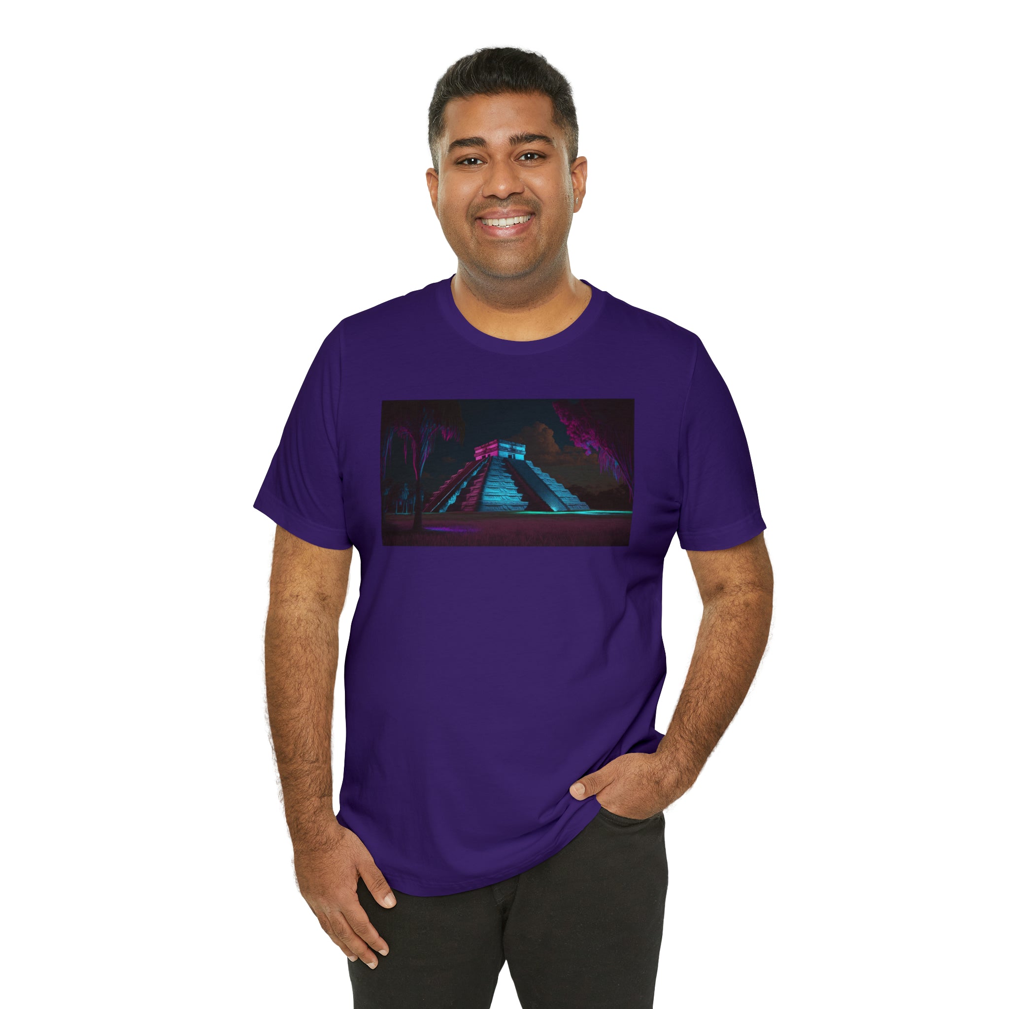 Unisex Jersey Short Sleeve Tee - Chichen Itza, Mexico