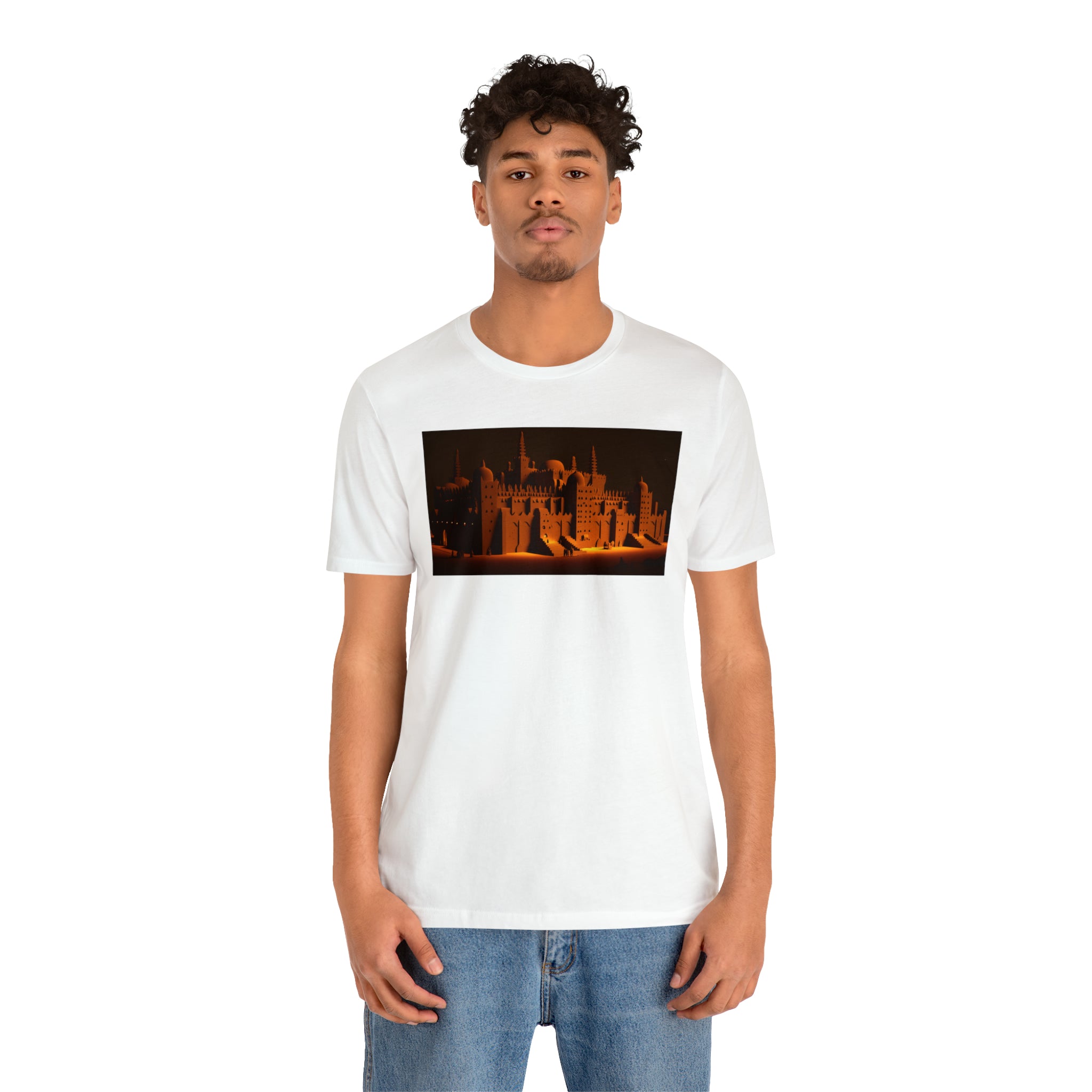 Unisex Jersey Short Sleeve Tee - Great Mosque of Djenné, Mali