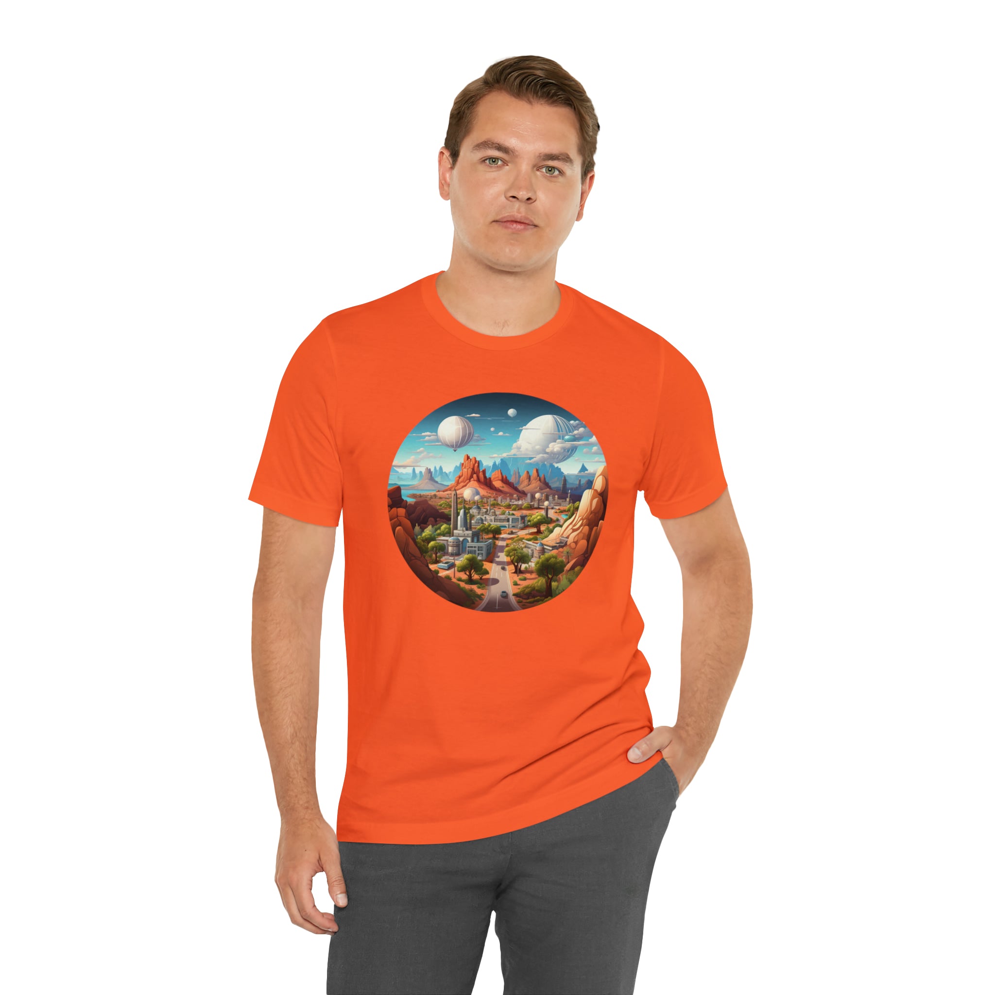 Unisex Jersey Short Sleeve Tee - Isometric Designs 08