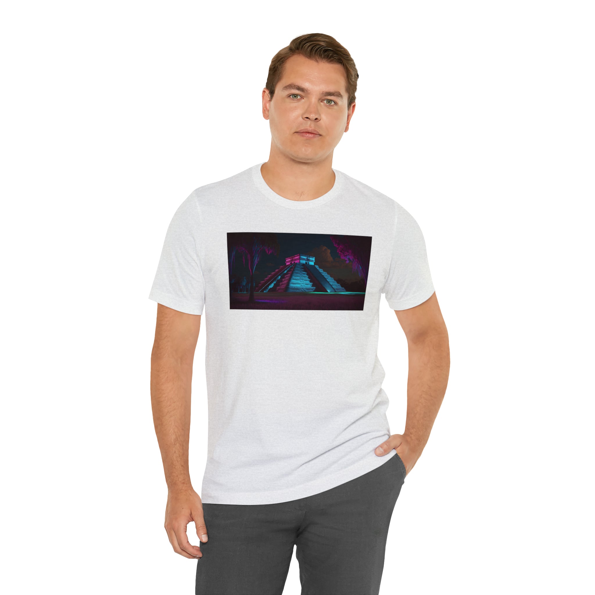 Unisex Jersey Short Sleeve Tee - Chichen Itza, Mexico