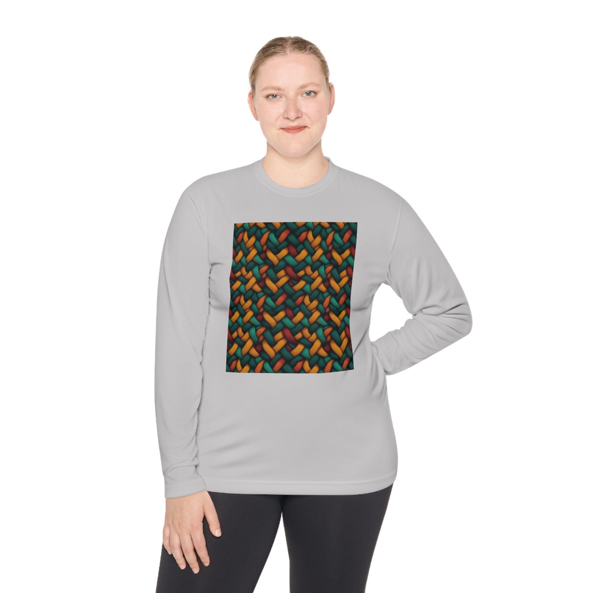 Unisex Lightweight Long Sleeve Tee (AOP) - Abstract Designs 12