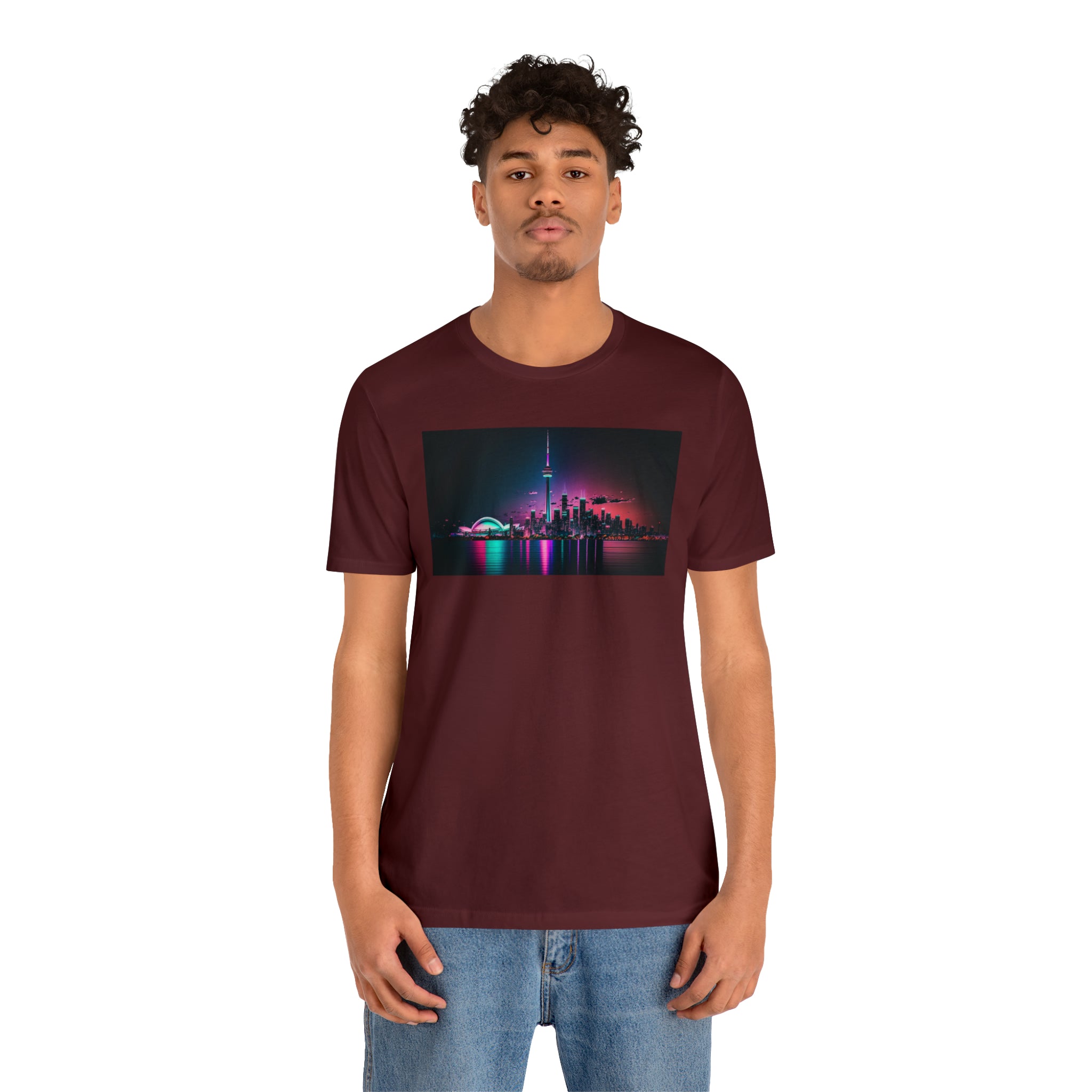 Unisex Jersey Short Sleeve Tee - CN Tower, Canada