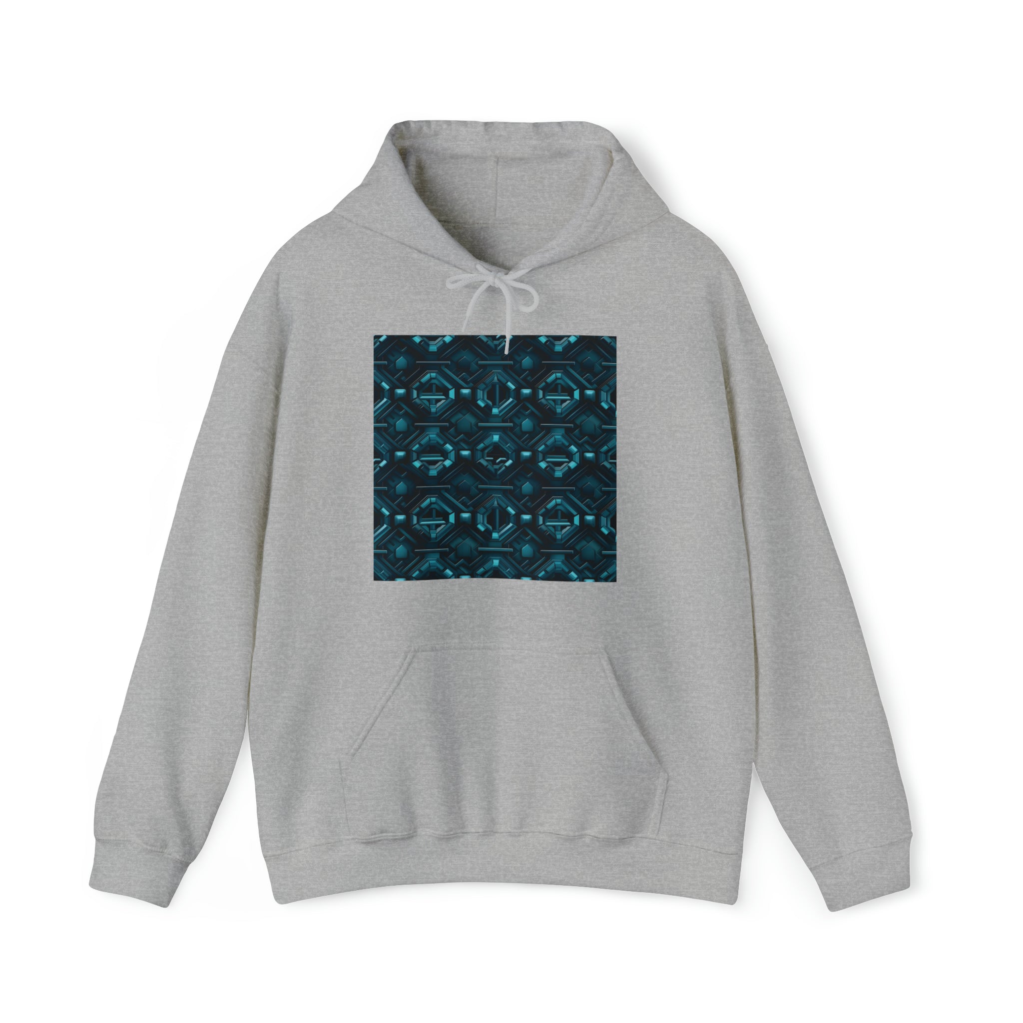 Unisex Heavy Blend™ Hooded Sweatshirt - Abstract Neon Designs 08