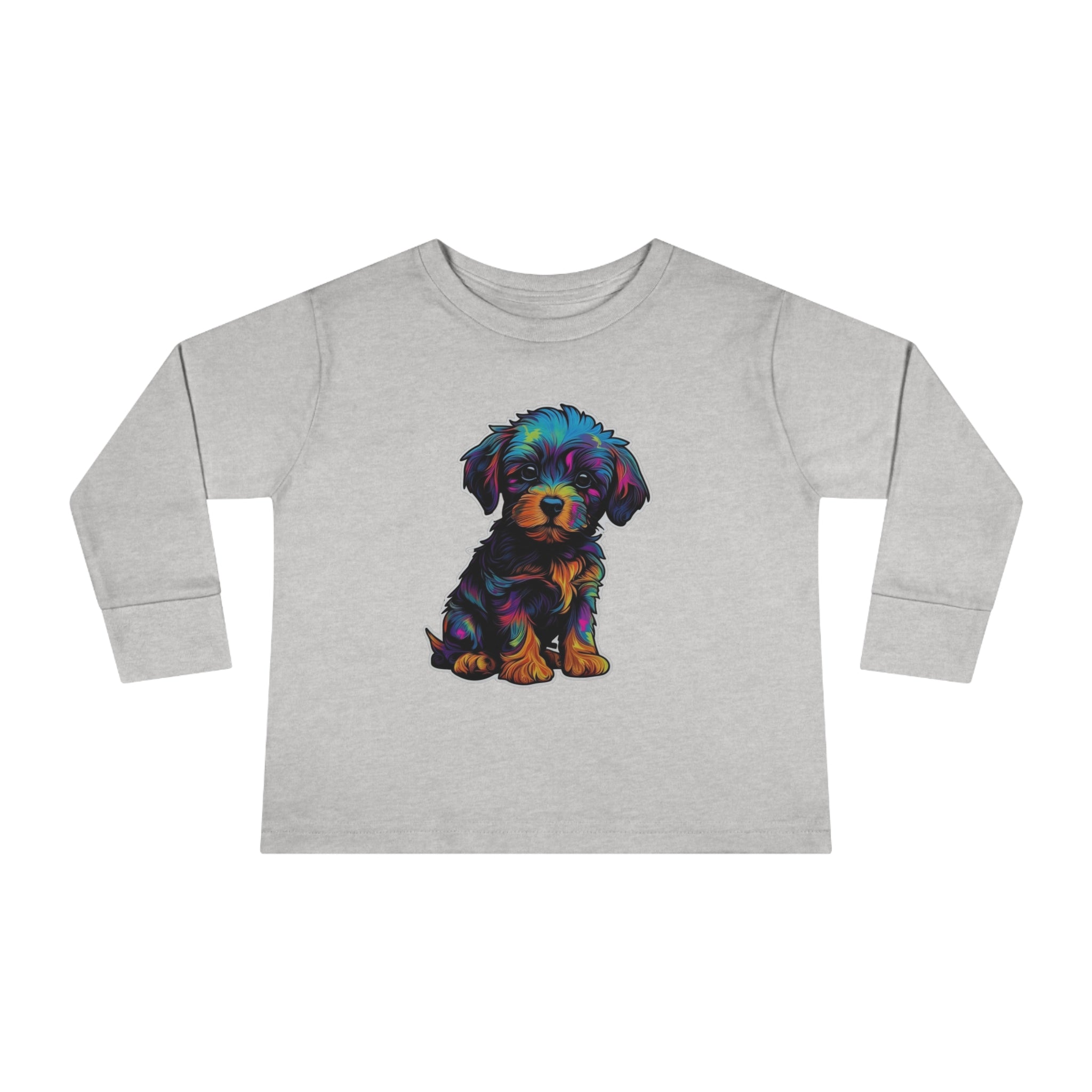 Toddler Long Sleeve Tee - Puppies 04