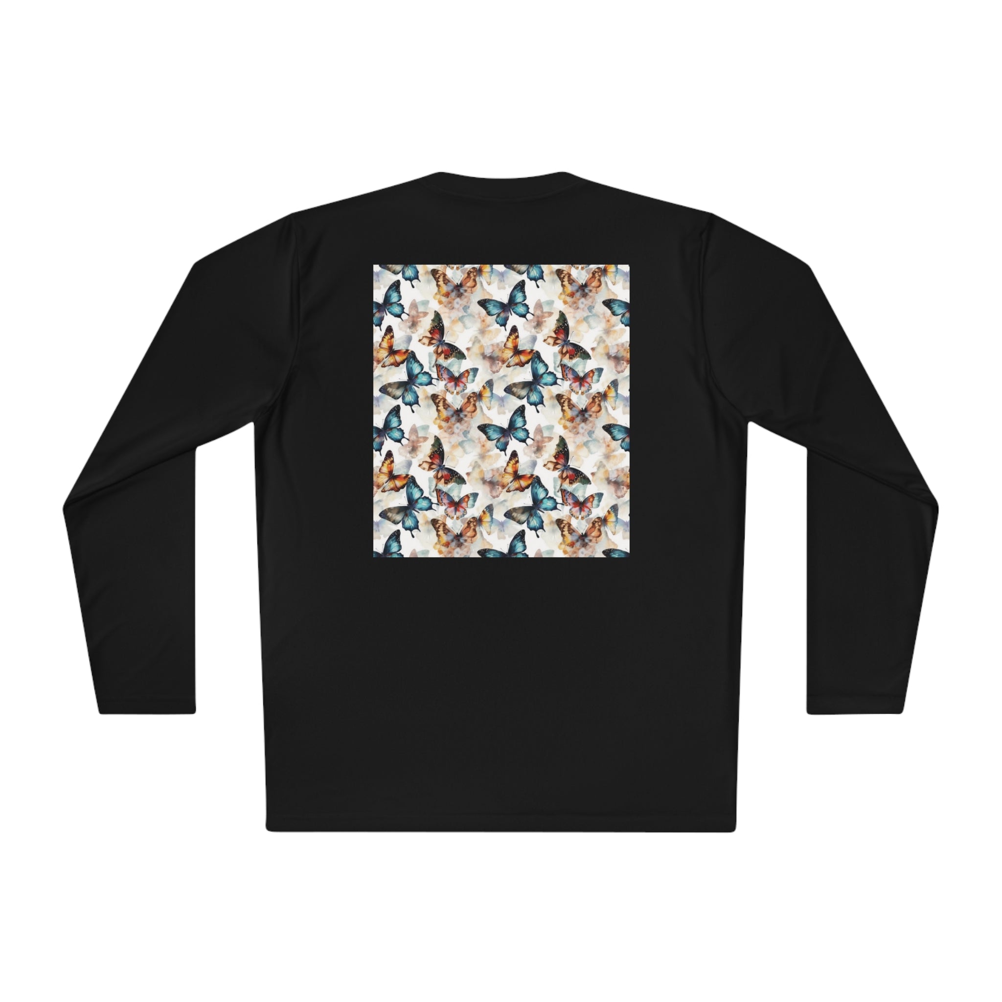 Unisex Lightweight Long Sleeve Tee (AOP) - Abstract Designs 08