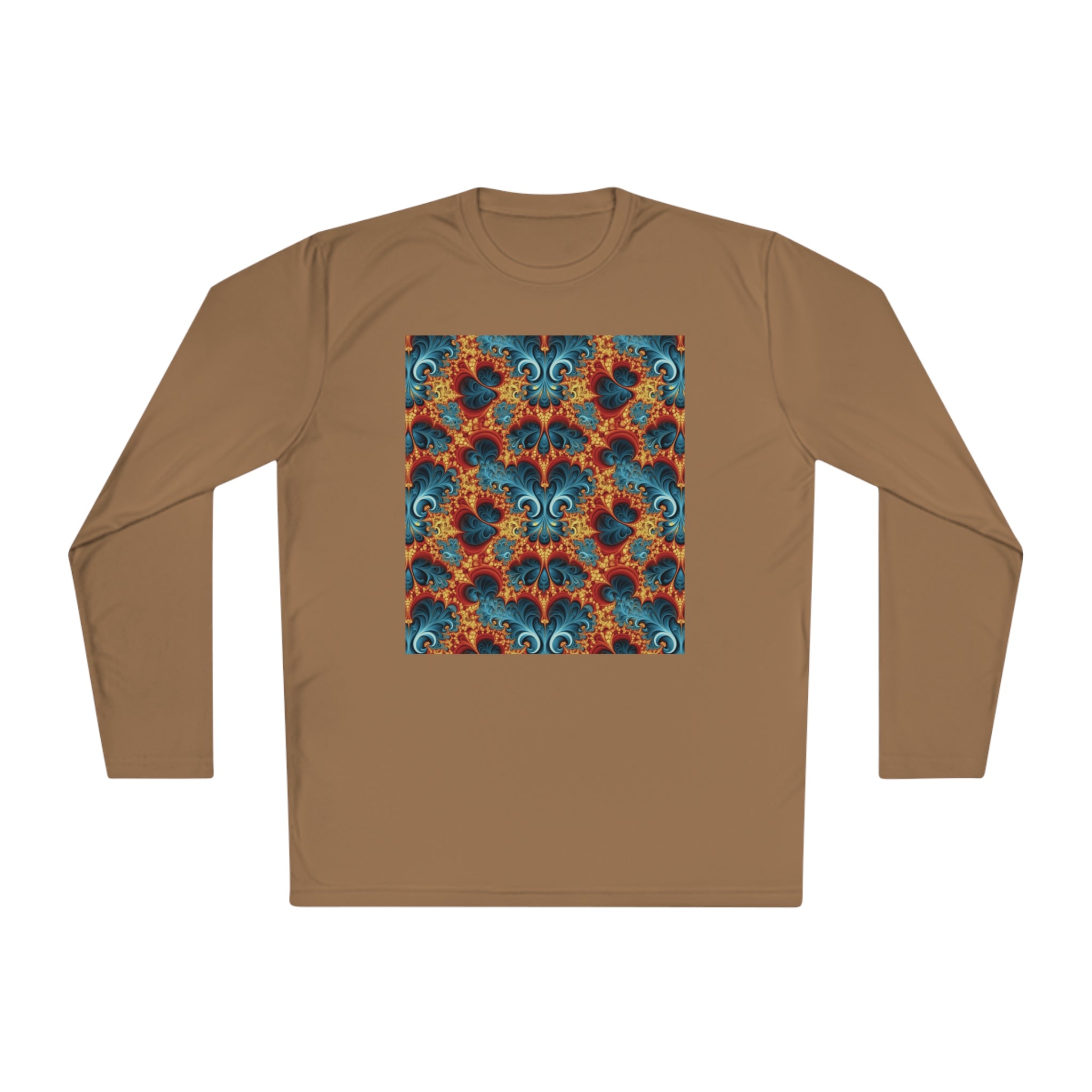 Unisex Lightweight Long Sleeve Tee (AOP) - Abstract Designs 01