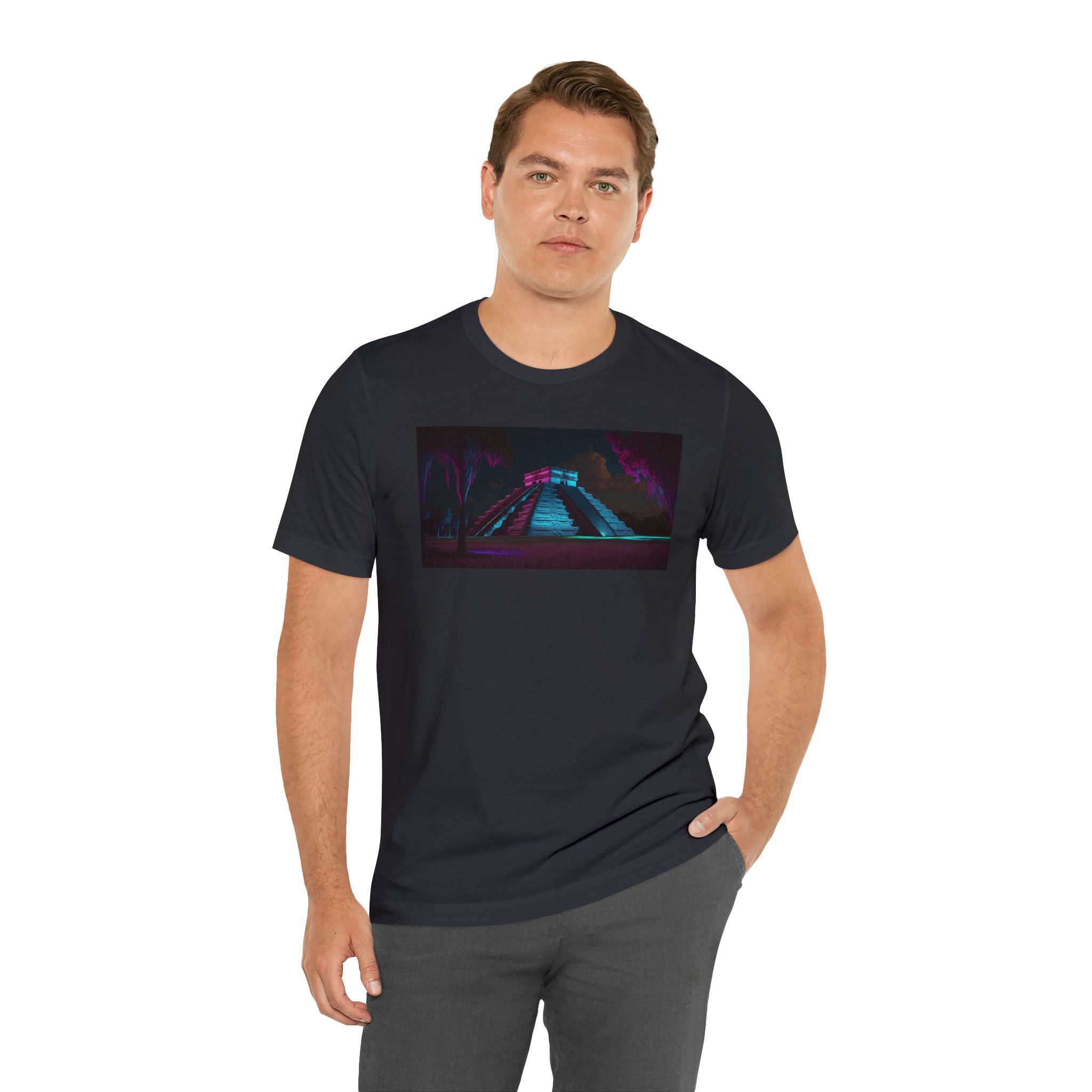 Unisex Jersey Short Sleeve Tee - Chichen Itza, Mexico