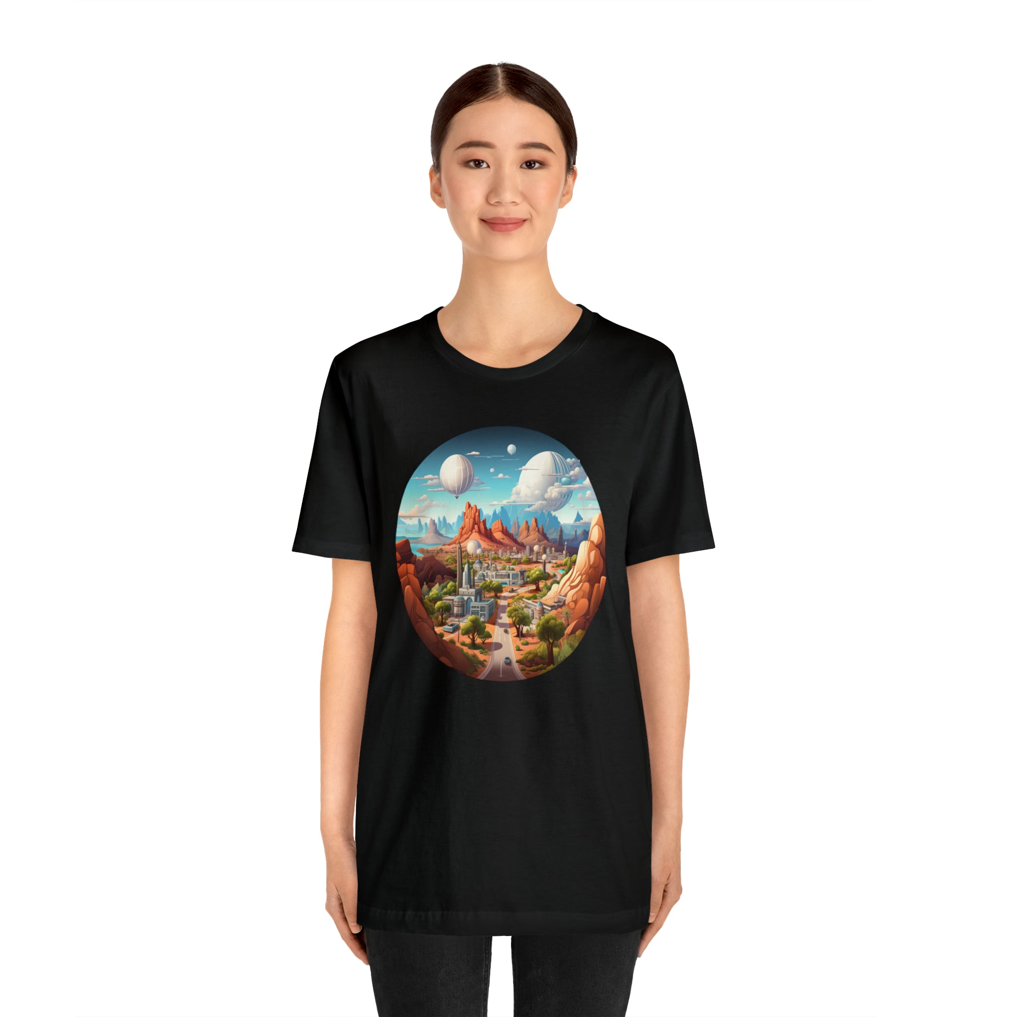 Unisex Jersey Short Sleeve Tee - Isometric Designs 08