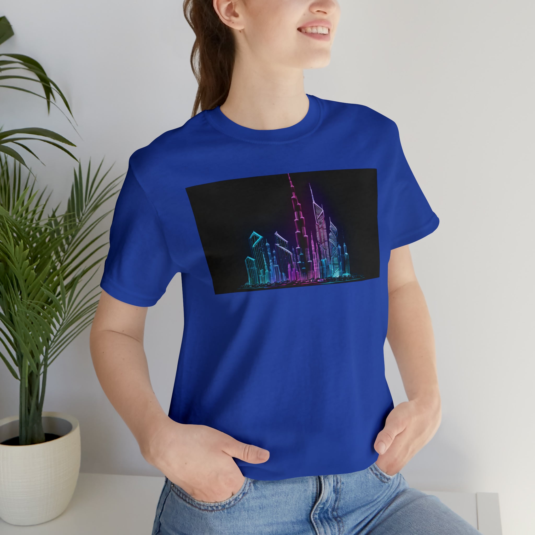 Unisex Jersey Short Sleeve Tee - Burj Khalifa, UAE