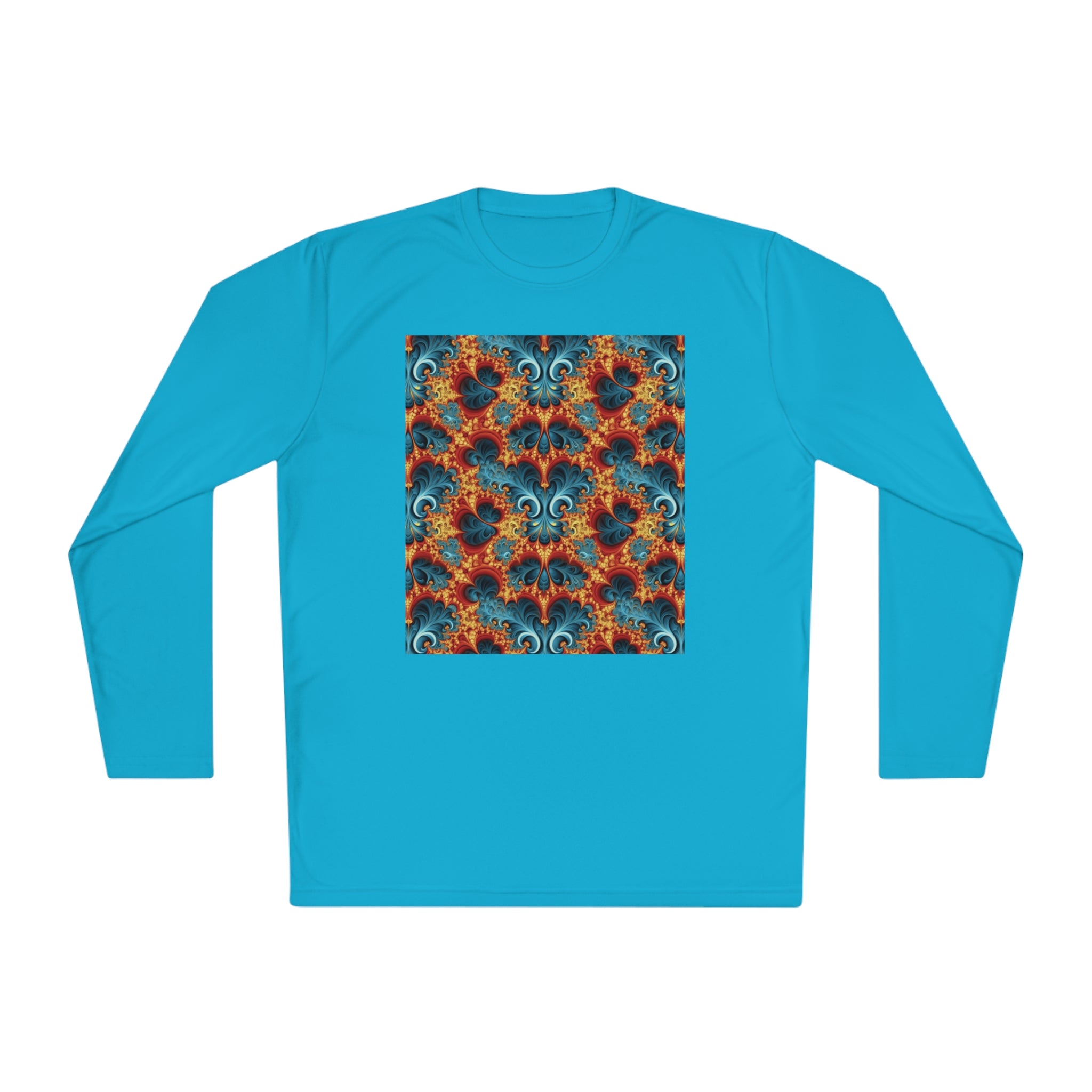 Unisex Lightweight Long Sleeve Tee (AOP) - Abstract Designs 01