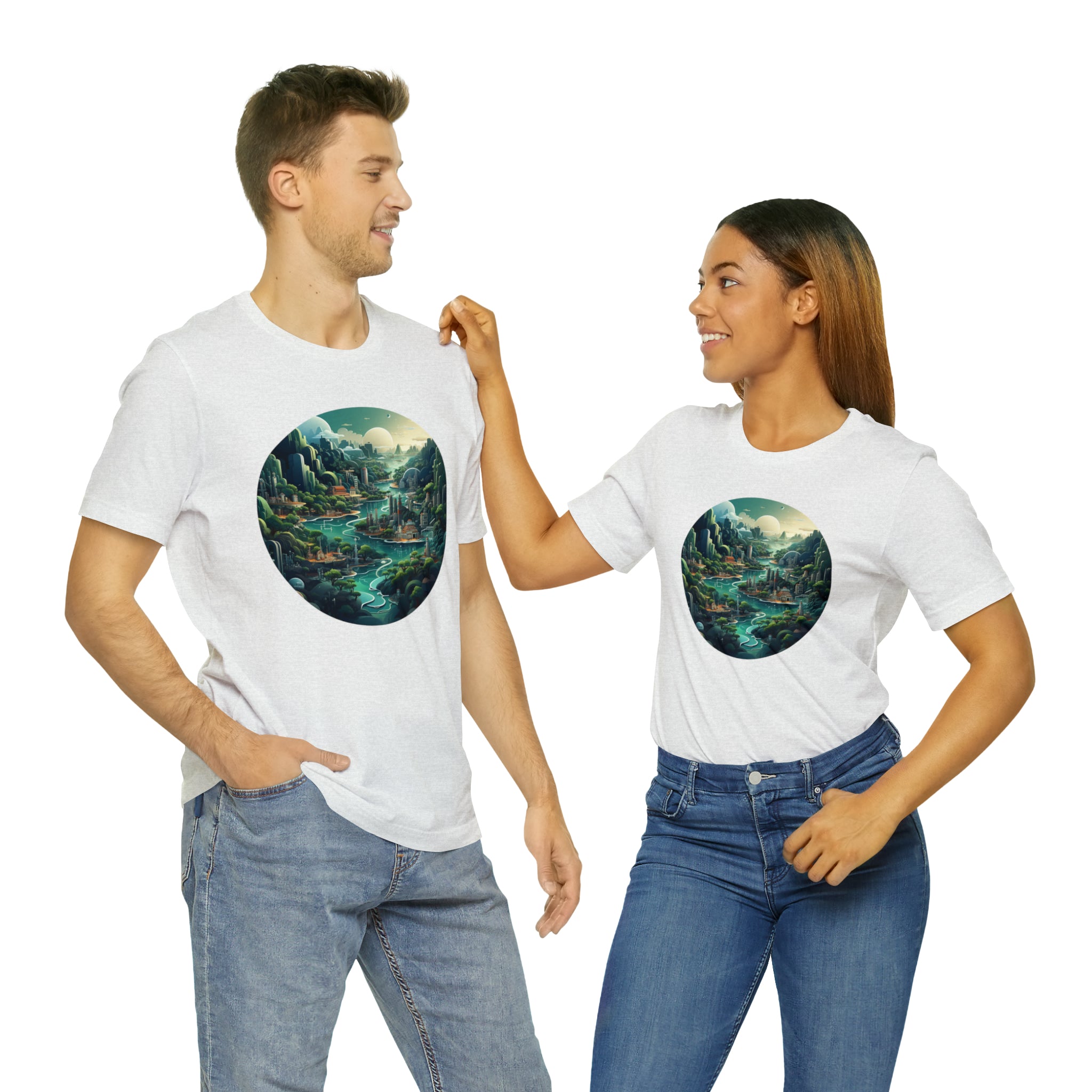 Unisex Jersey Short Sleeve Tee - Isometric Designs 04