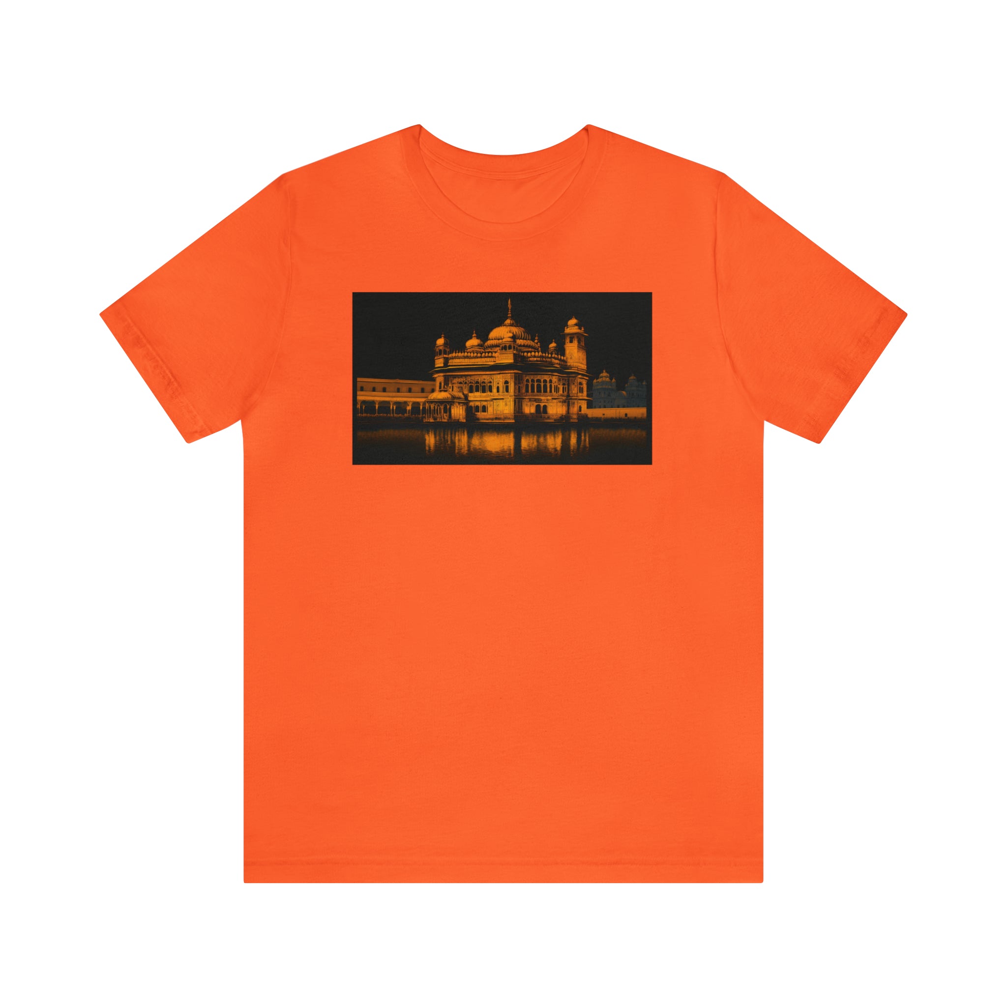 Unisex Jersey Short Sleeve Tee - Golden Temple, India