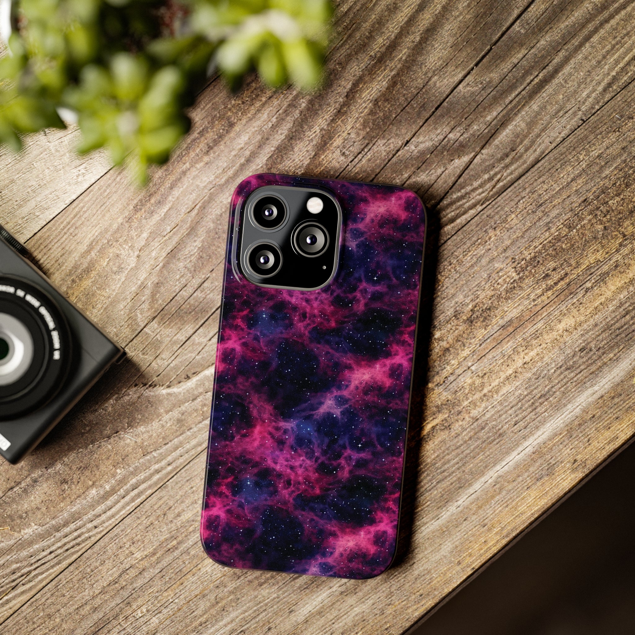 Slim Phone Cases (AOP) - Seamless Fantasy Galaxies 02