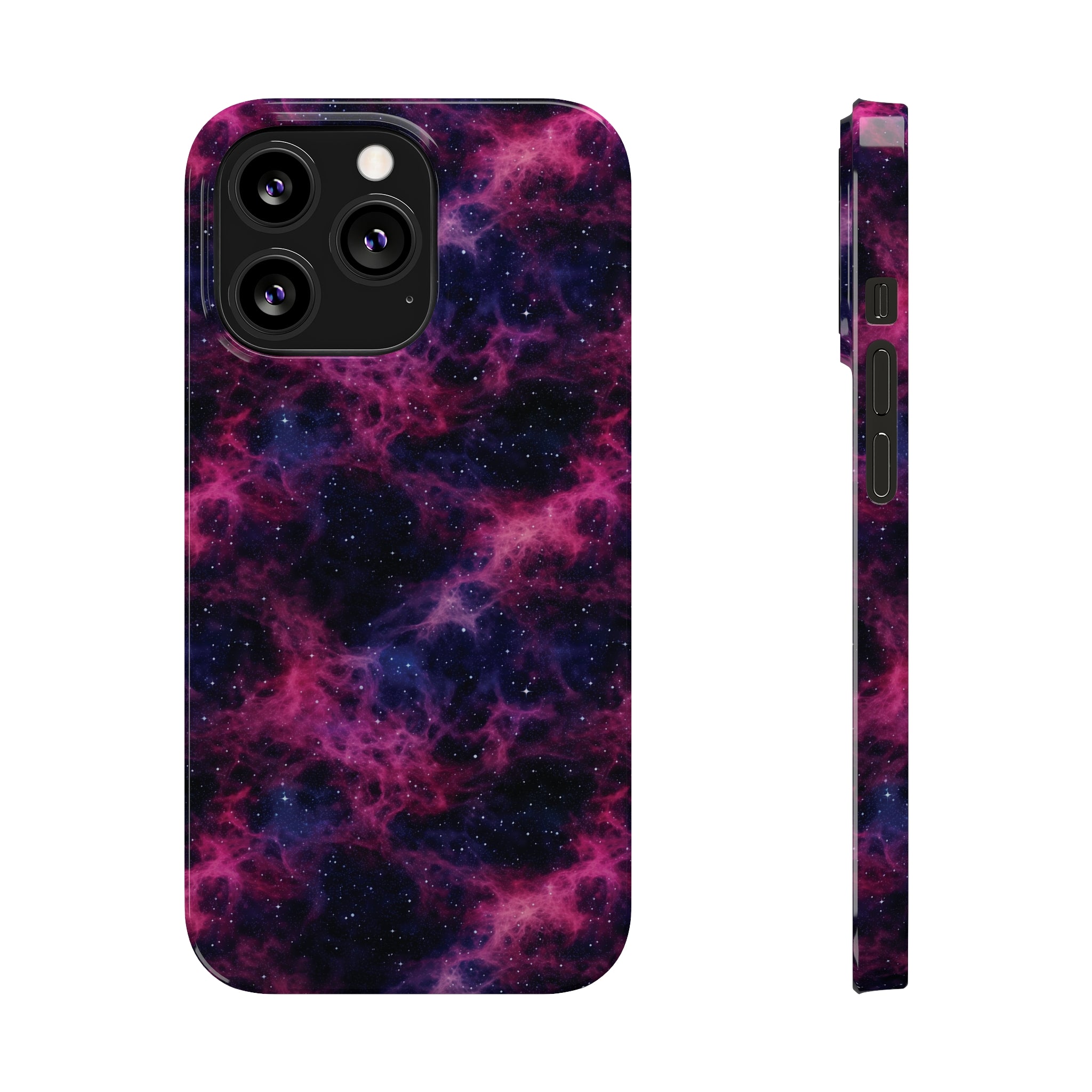 Slim Phone Cases (AOP) - Seamless Fantasy Galaxies 02