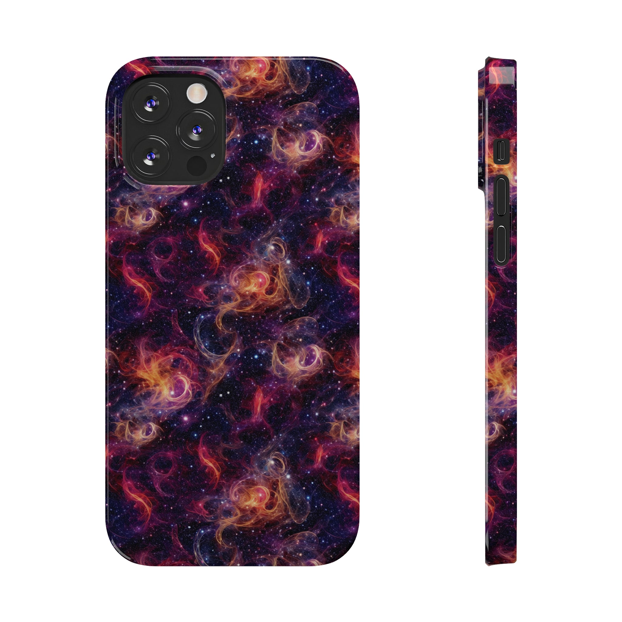 Slim Phone Cases (AOP) - Seamless Fantasy Galaxies 01