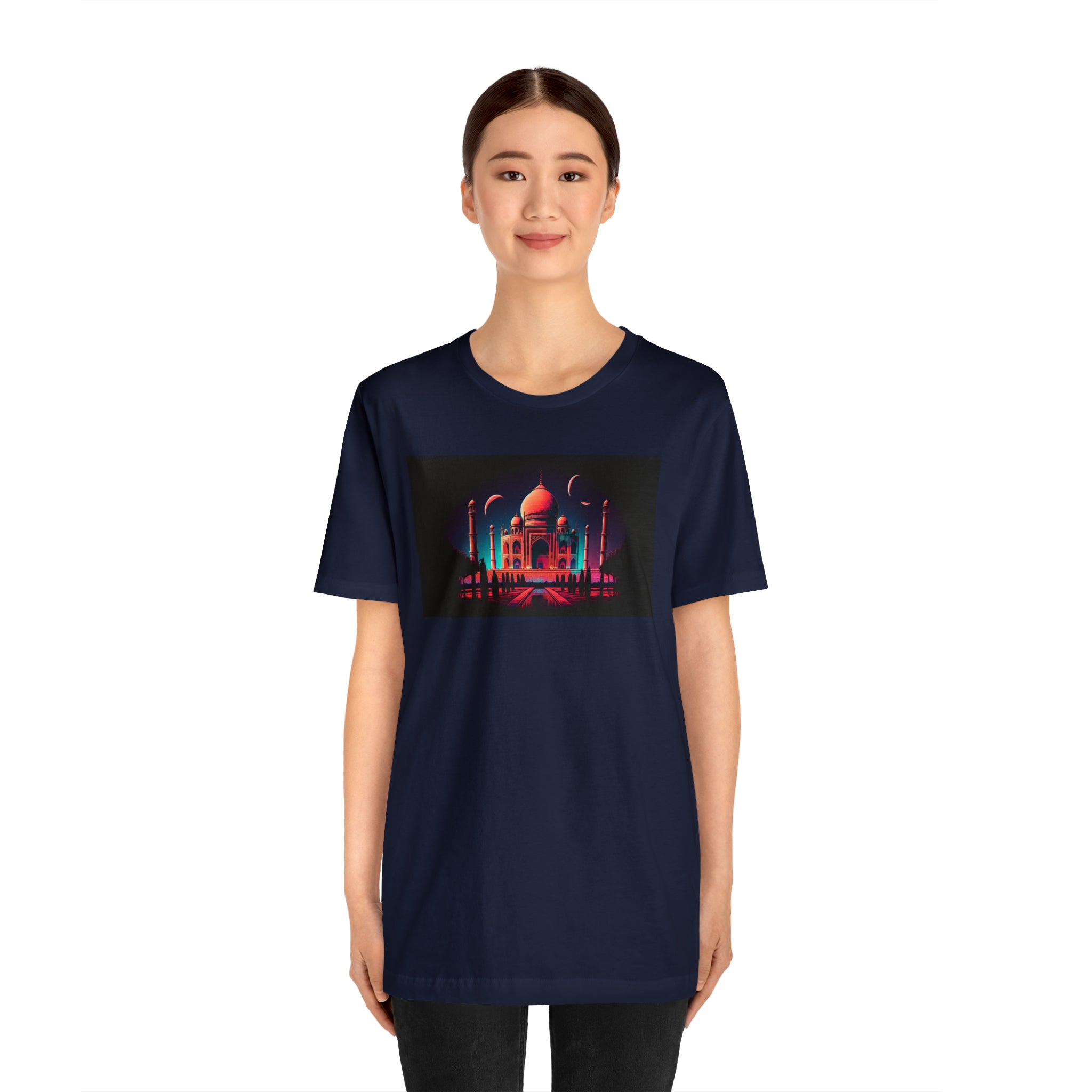 Unisex Jersey Short Sleeve Tee - Taj Mahal, Agra, India