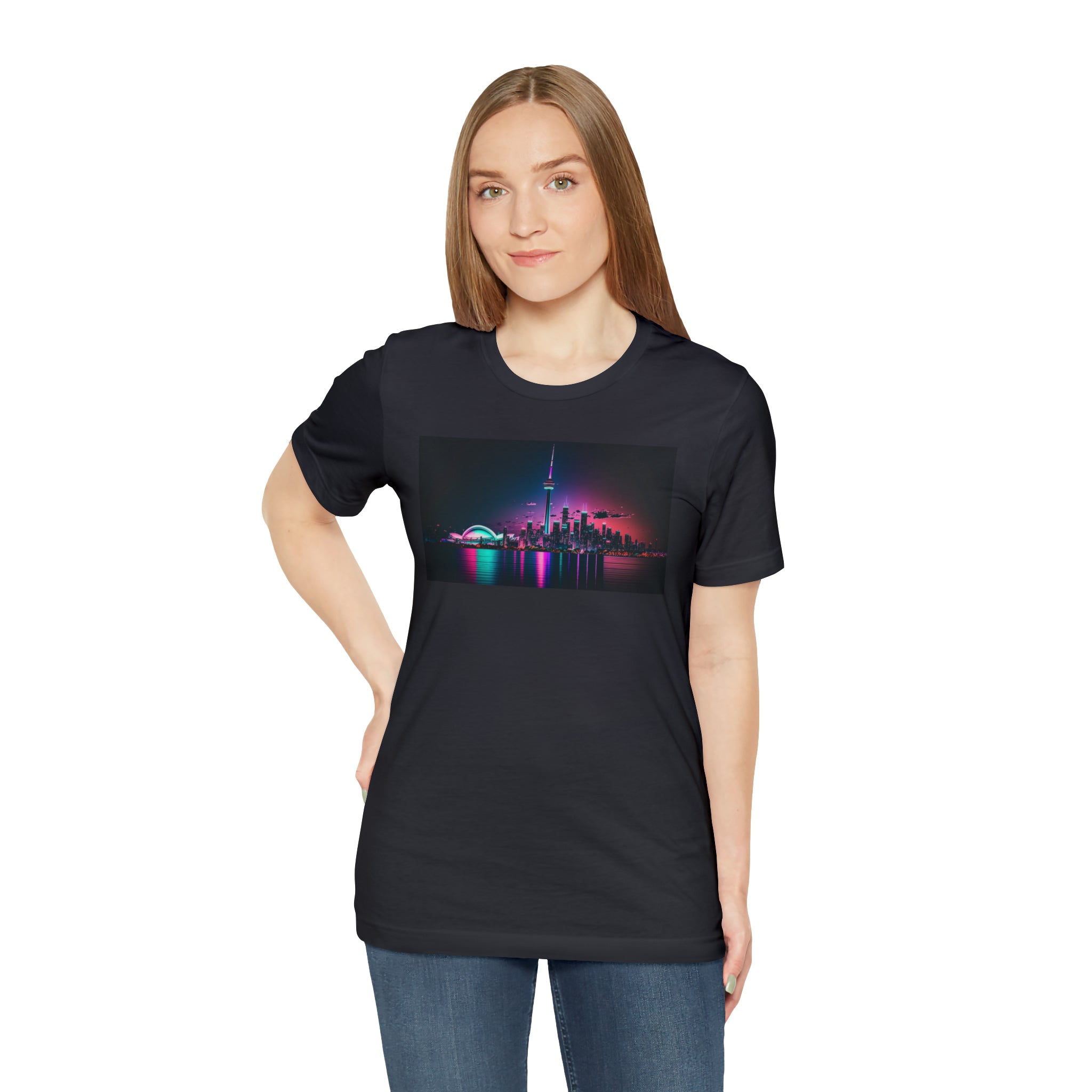 Unisex Jersey Short Sleeve Tee - CN Tower, Canada