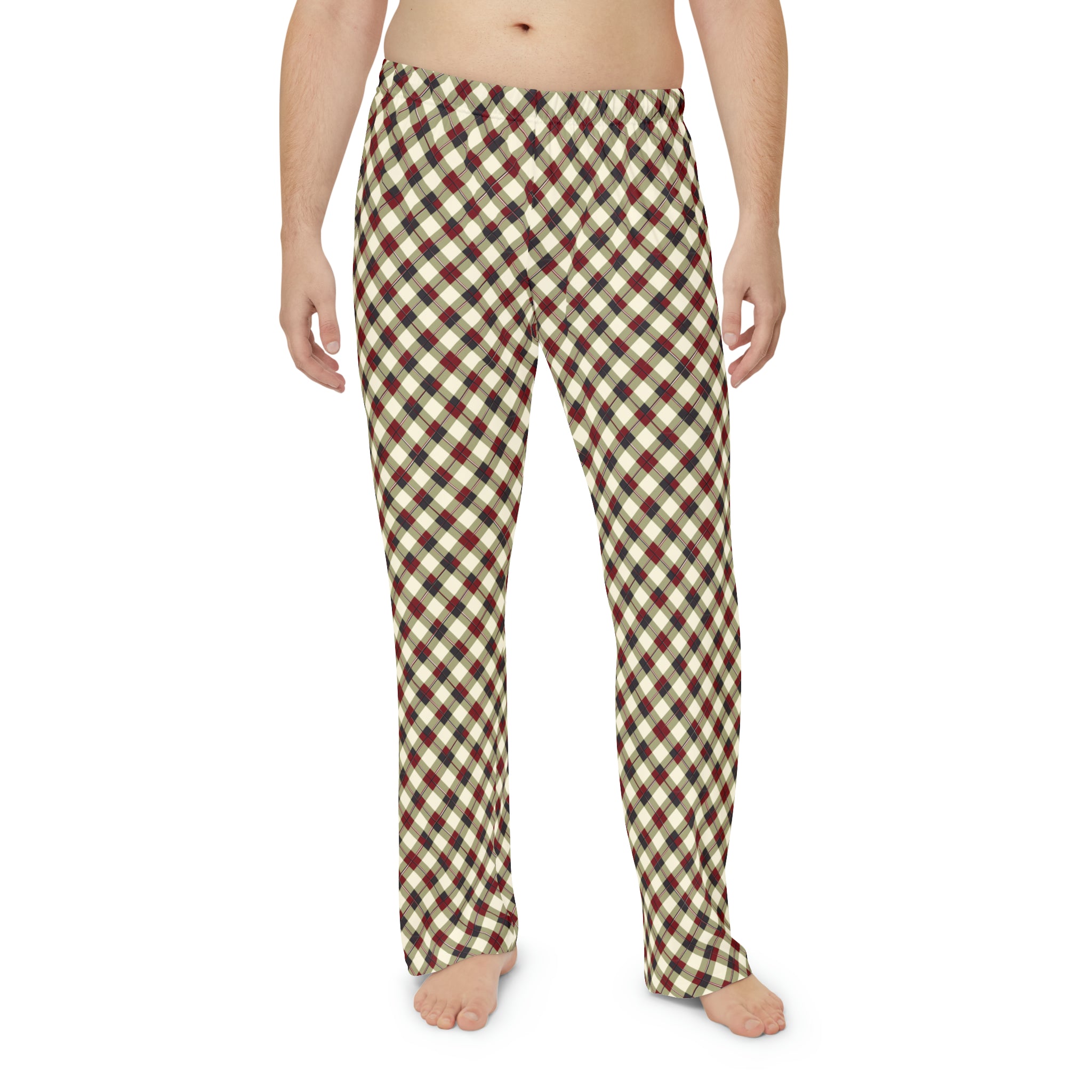 Men's Pajama Pants (AOP) - Seamless Checkered Designs 18