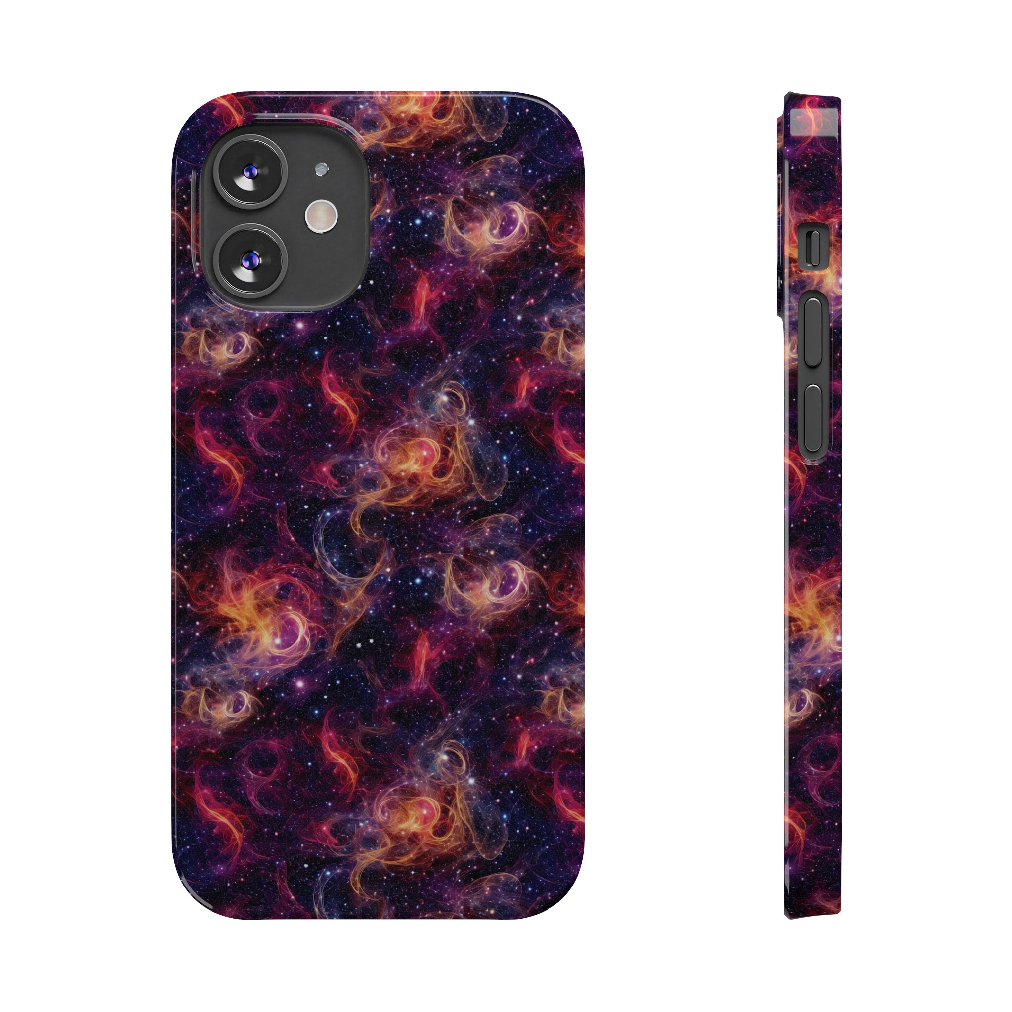 Slim Phone Cases (AOP) - Seamless Fantasy Galaxies 01