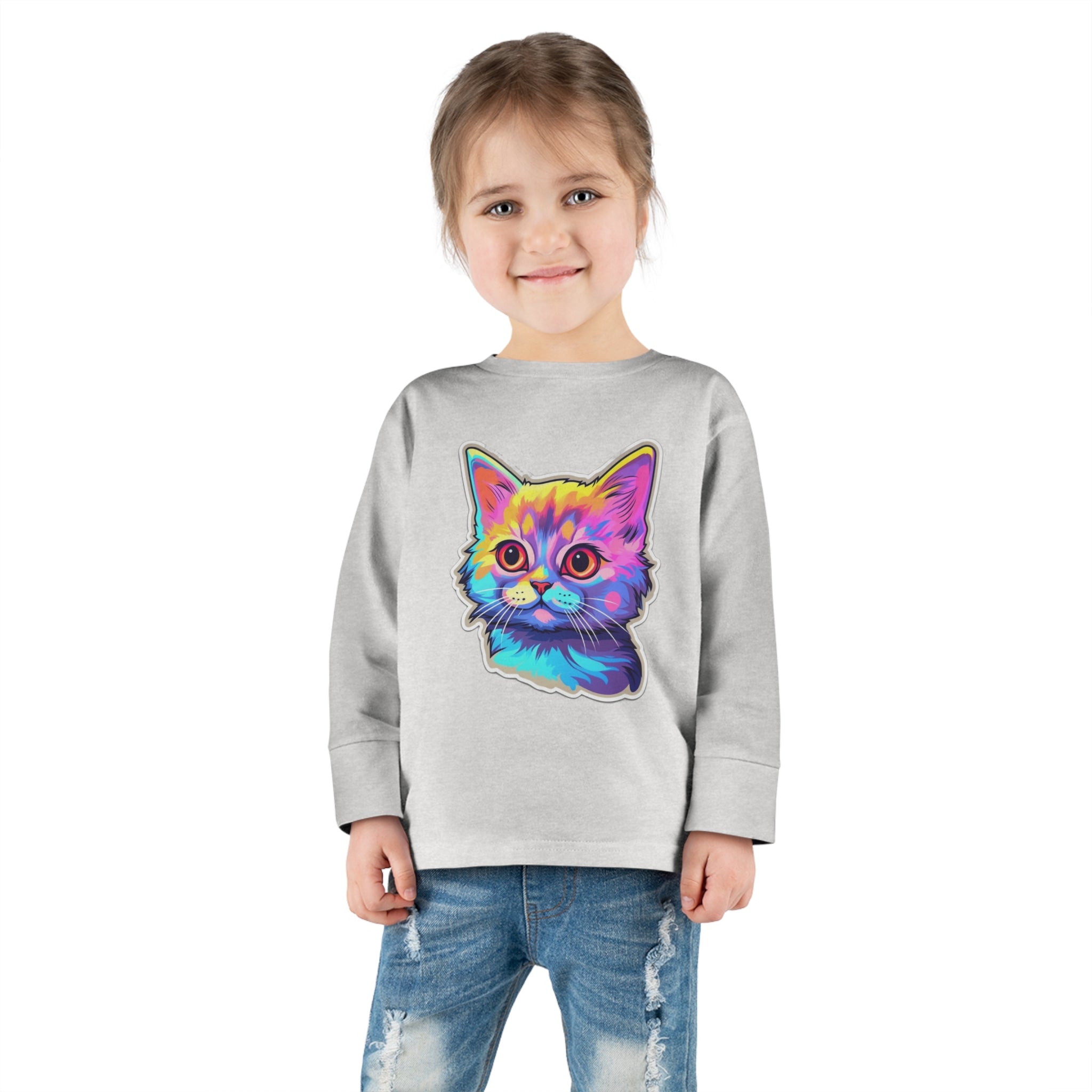 Toddler Long Sleeve Tee - Kittens 03