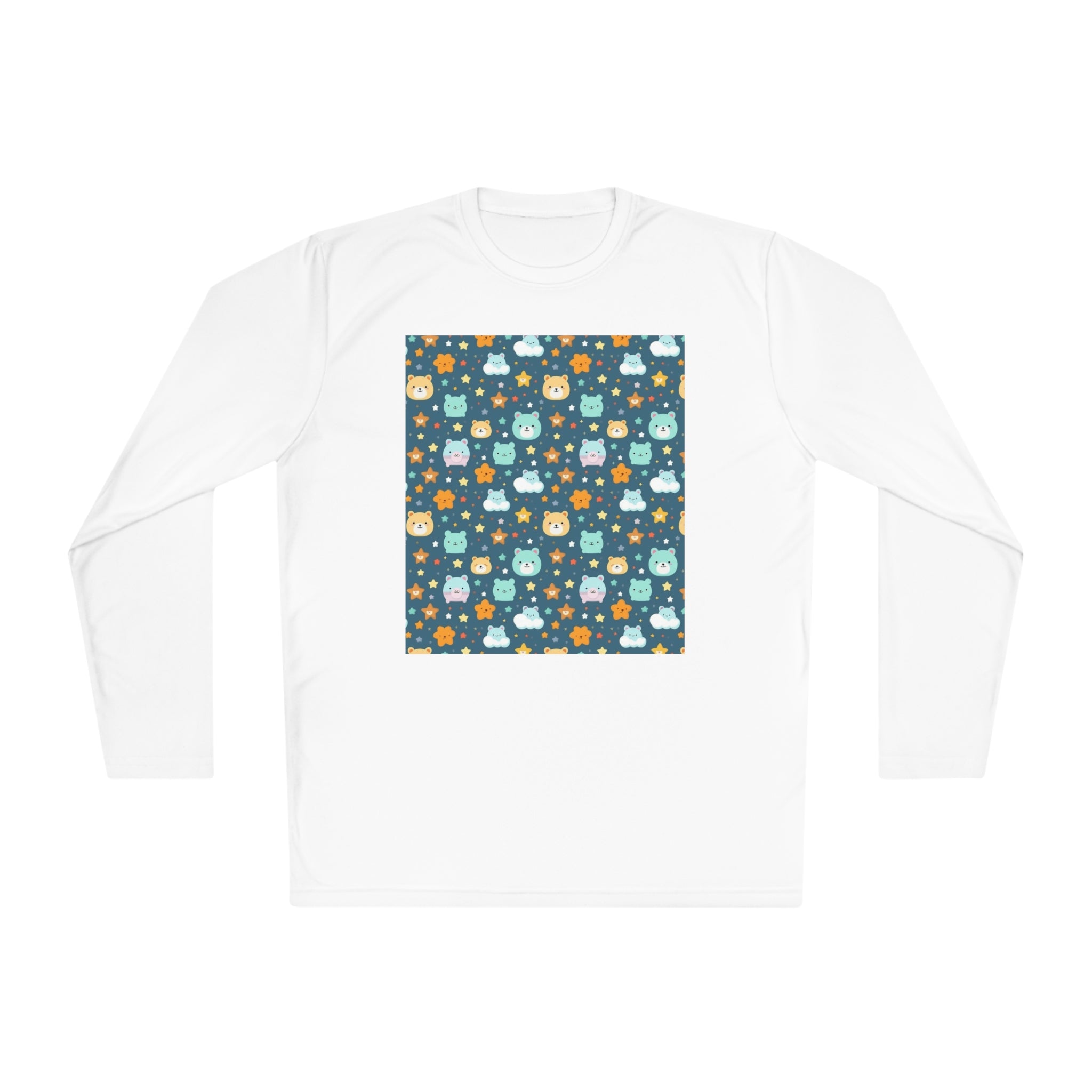 Unisex Lightweight Long Sleeve Tee (AOP) - Abstract Designs 06