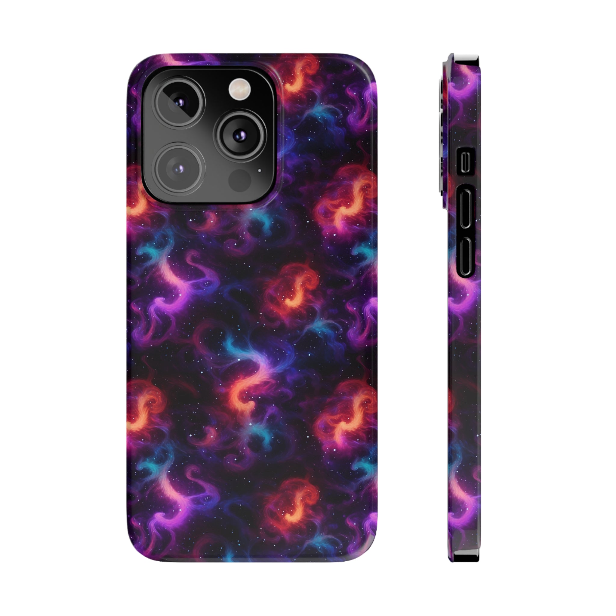 Slim Phone Cases (AOP) - Seamless Fantasy Galaxies 05