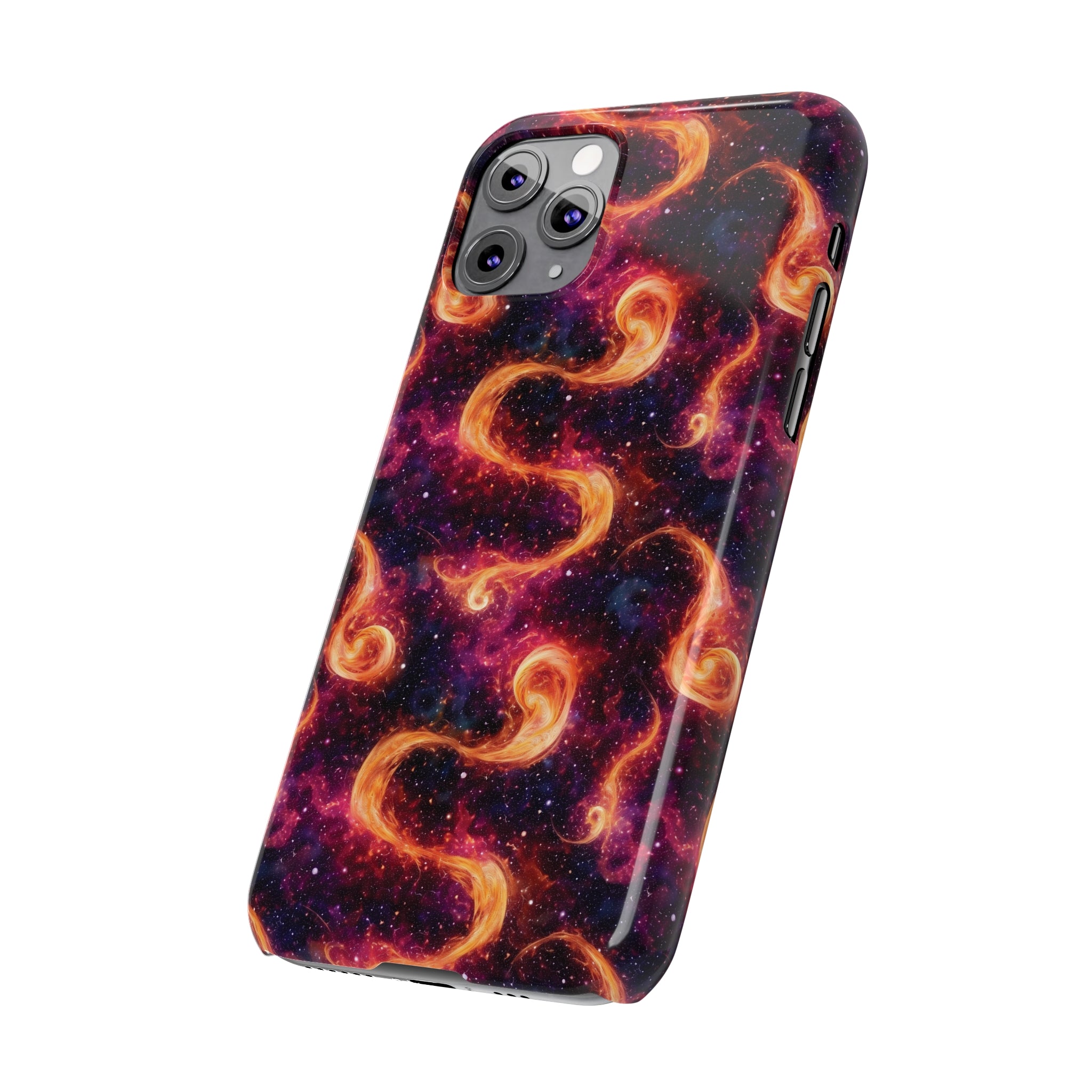 Slim Phone Cases (AOP) - Seamless Fantasy Galaxies 03