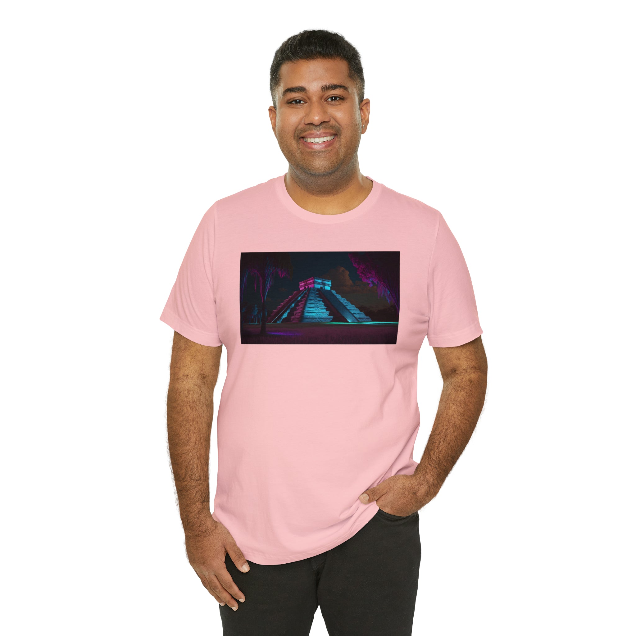 Unisex Jersey Short Sleeve Tee - Chichen Itza, Mexico