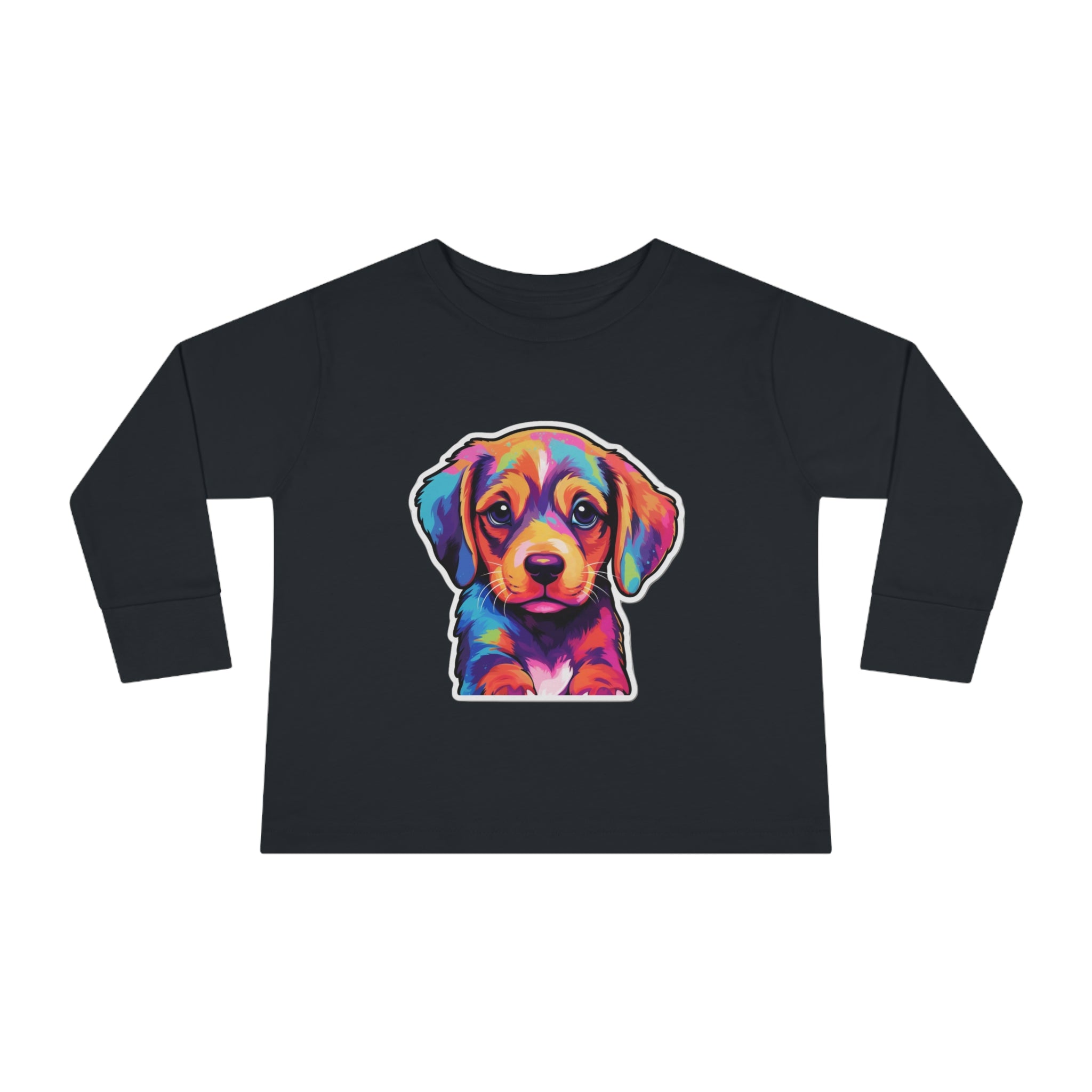 Toddler Long Sleeve Tee - Puppies 05