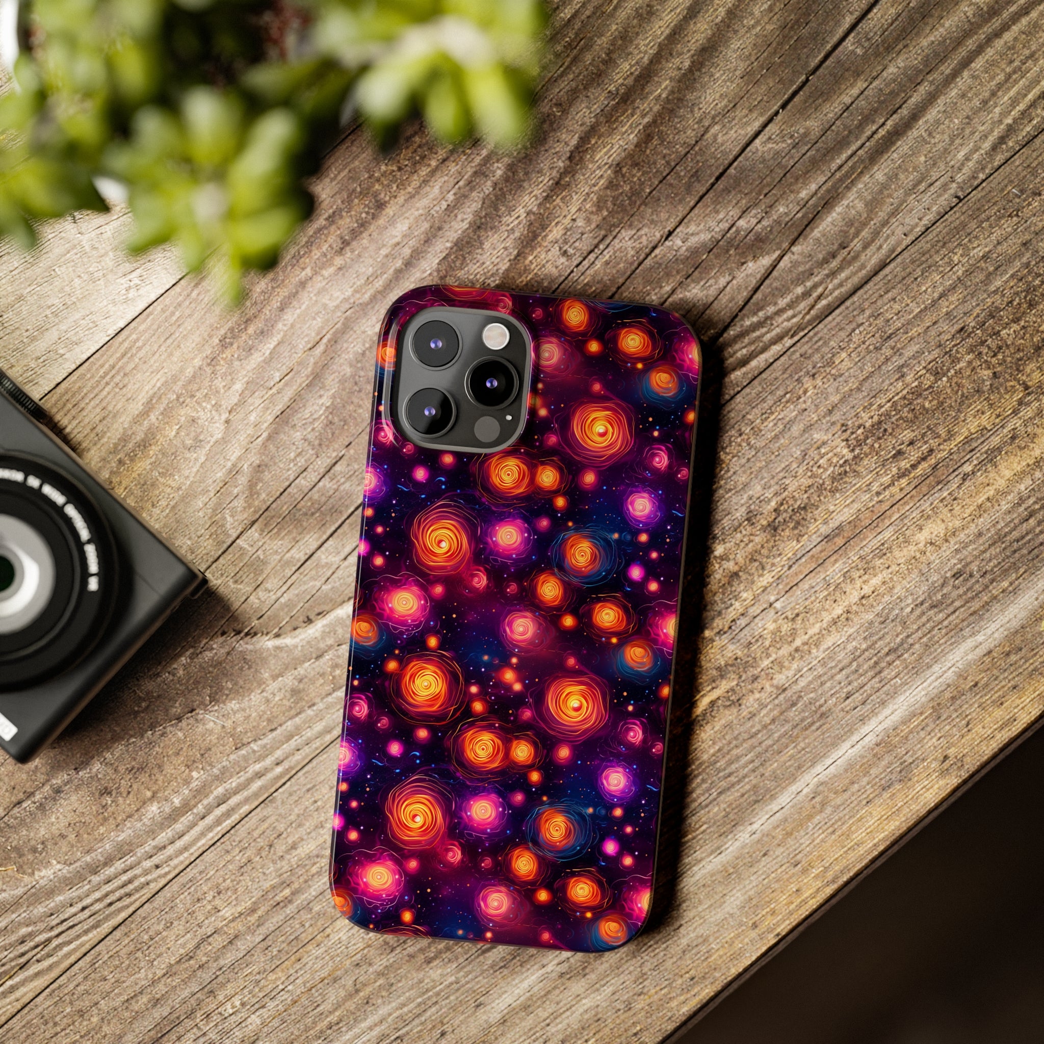 Slim Phone Cases (AOP) - Seamless Fantasy Galaxies 11