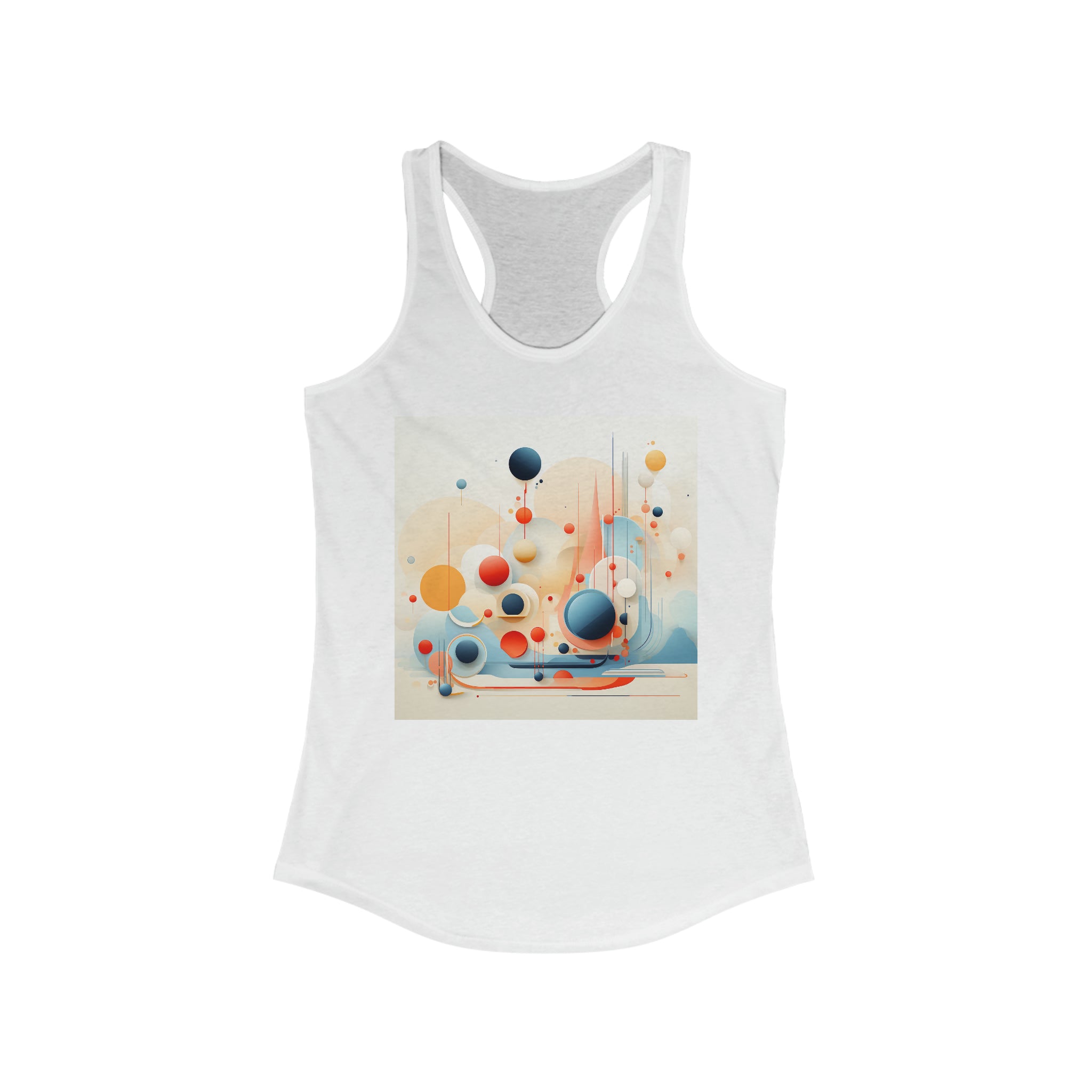 Women's Ideal Racerback Tank - Vector Art Design 28