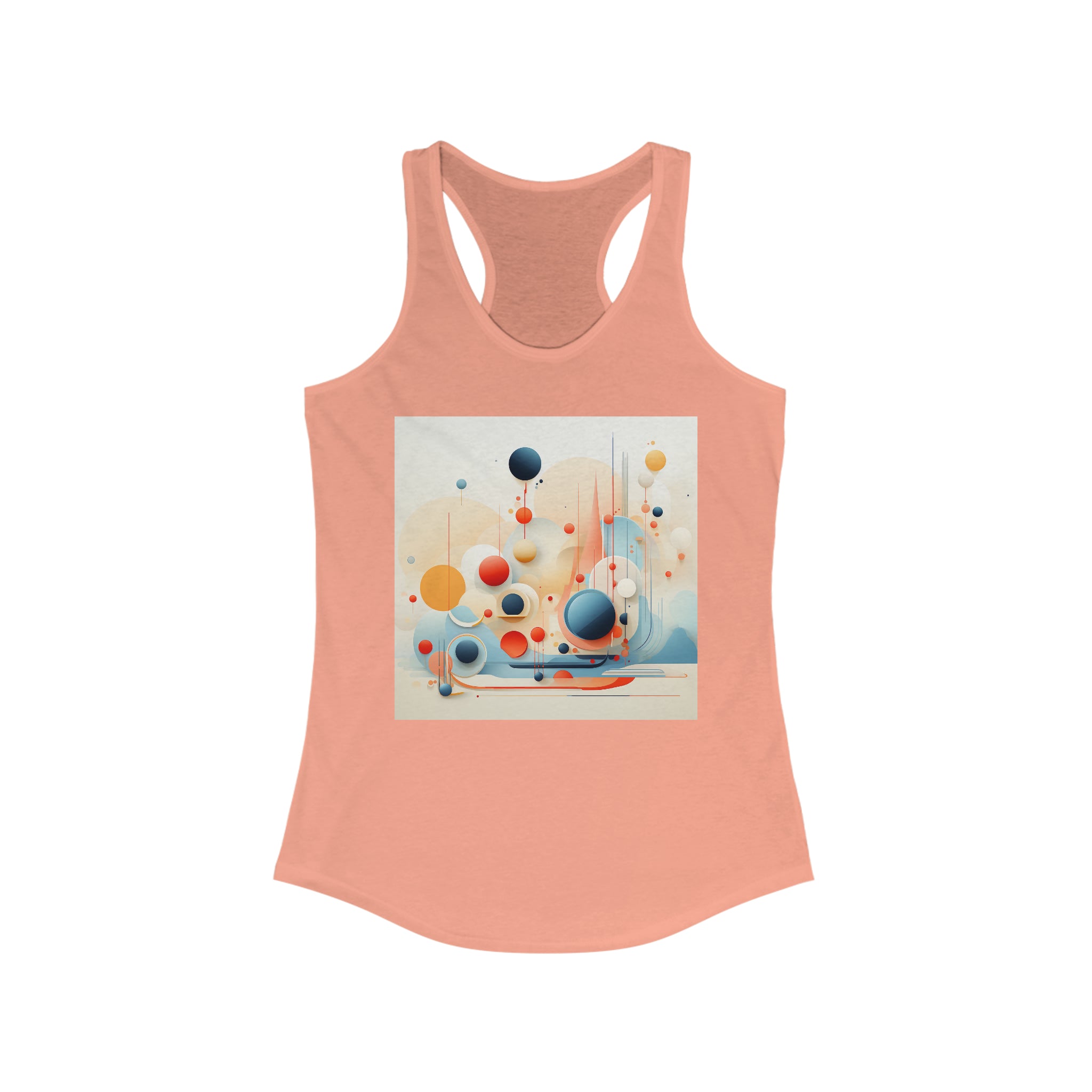 Women's Ideal Racerback Tank - Vector Art Design 28