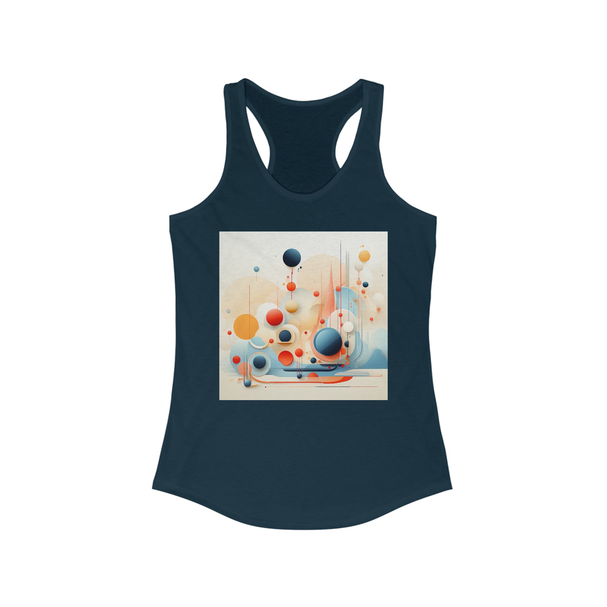 Women's Ideal Racerback Tank - Vector Art Design 28