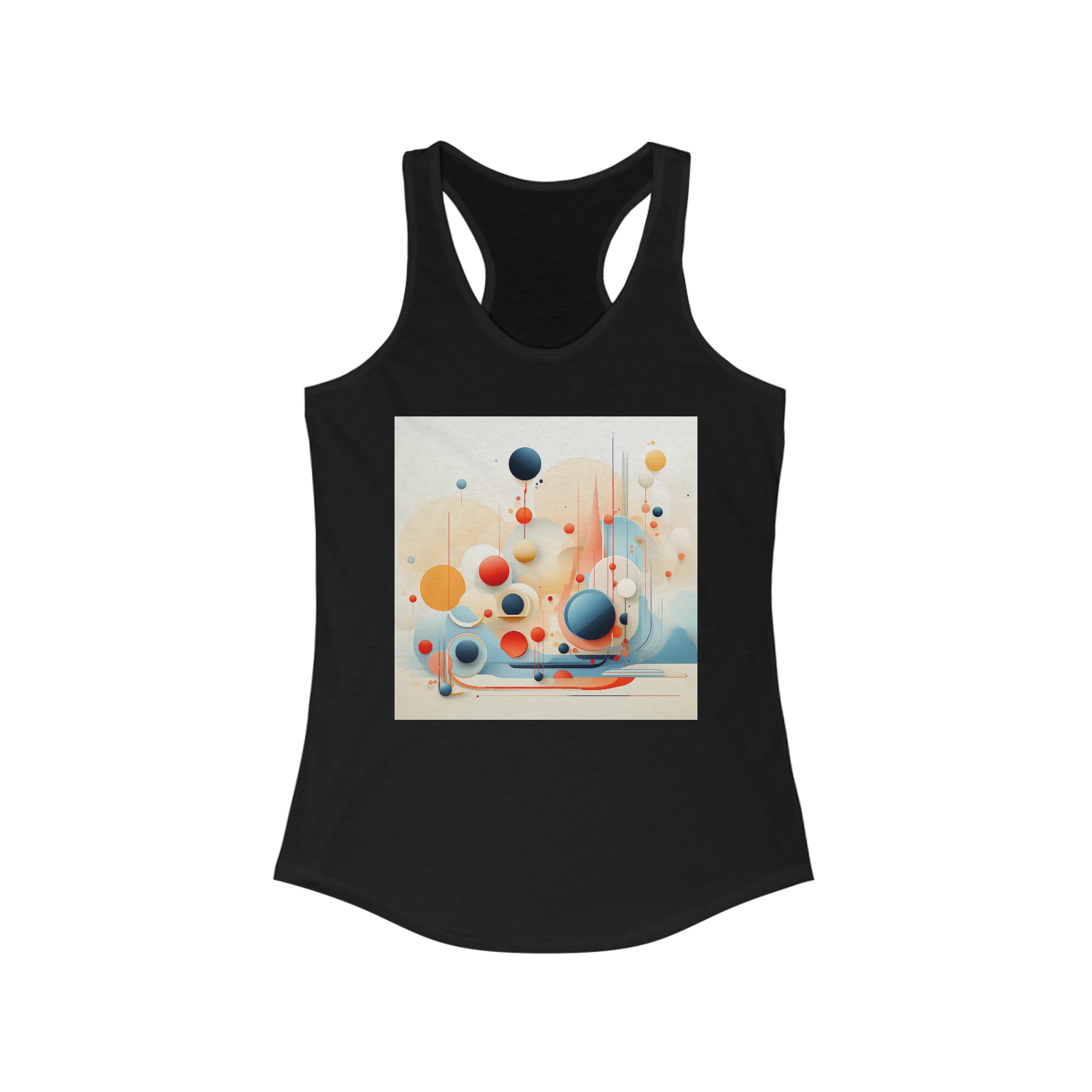 Women's Ideal Racerback Tank - Vector Art Design 28