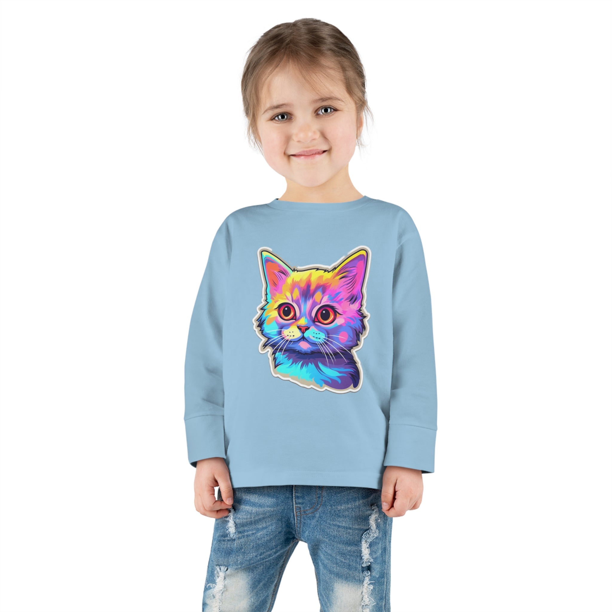 Toddler Long Sleeve Tee - Kittens 03