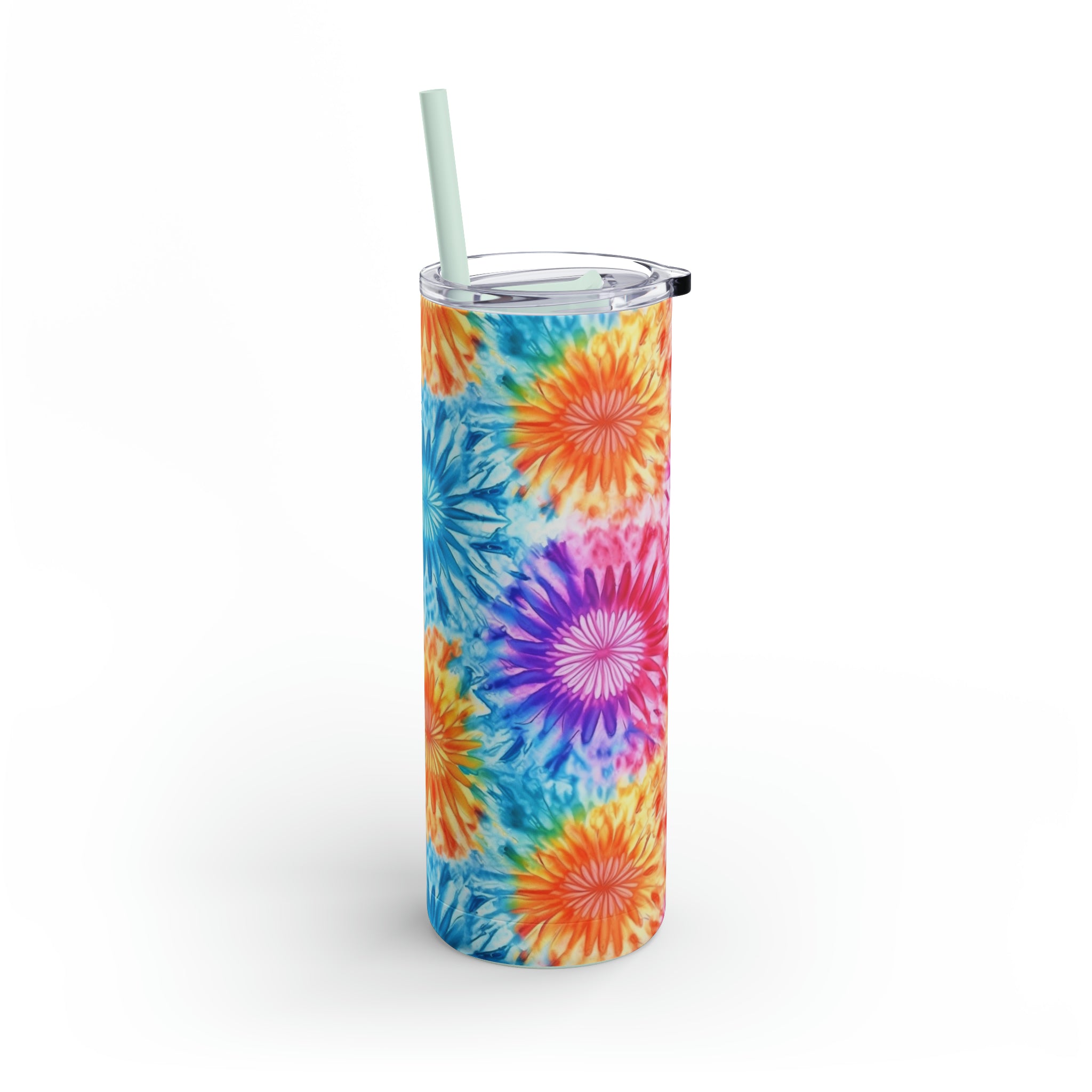 Maars Maker Skinny Matte Tumbler, 20oz - Tie Dye, Abstract Designs 02