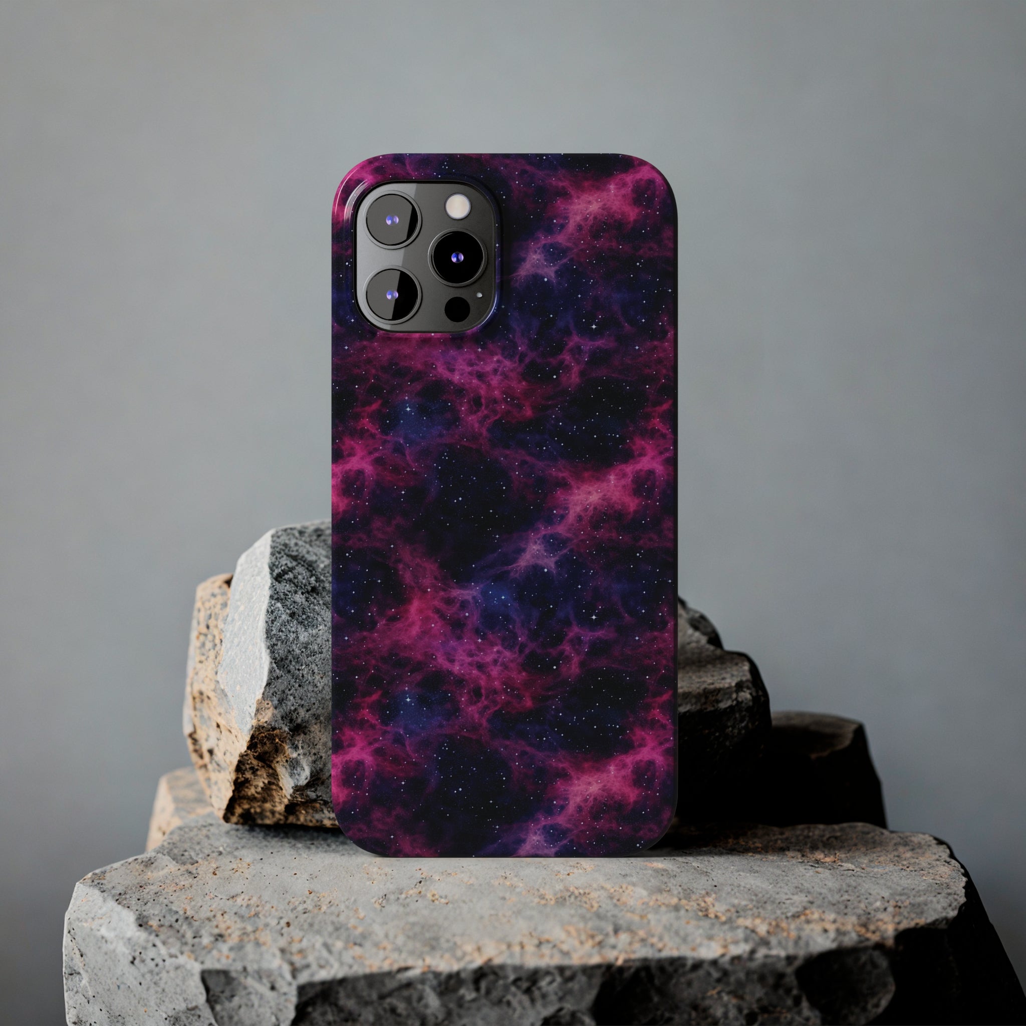 Slim Phone Cases (AOP) - Seamless Fantasy Galaxies 02