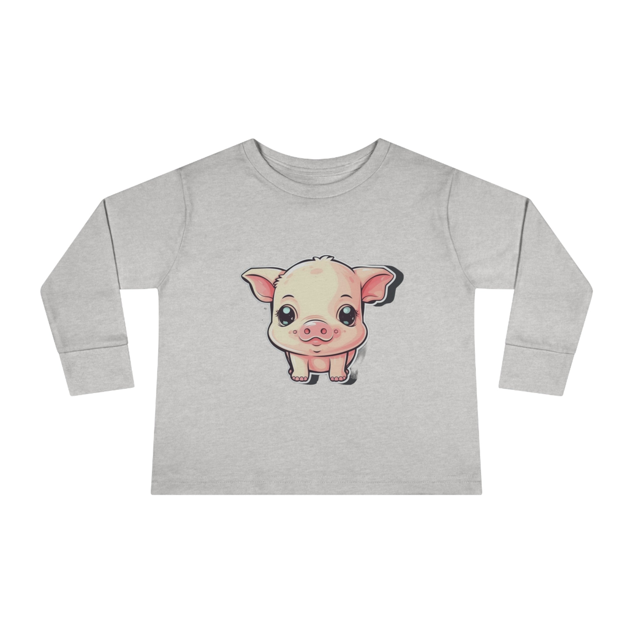 Toddler Long Sleeve Tee - Pig Piglet