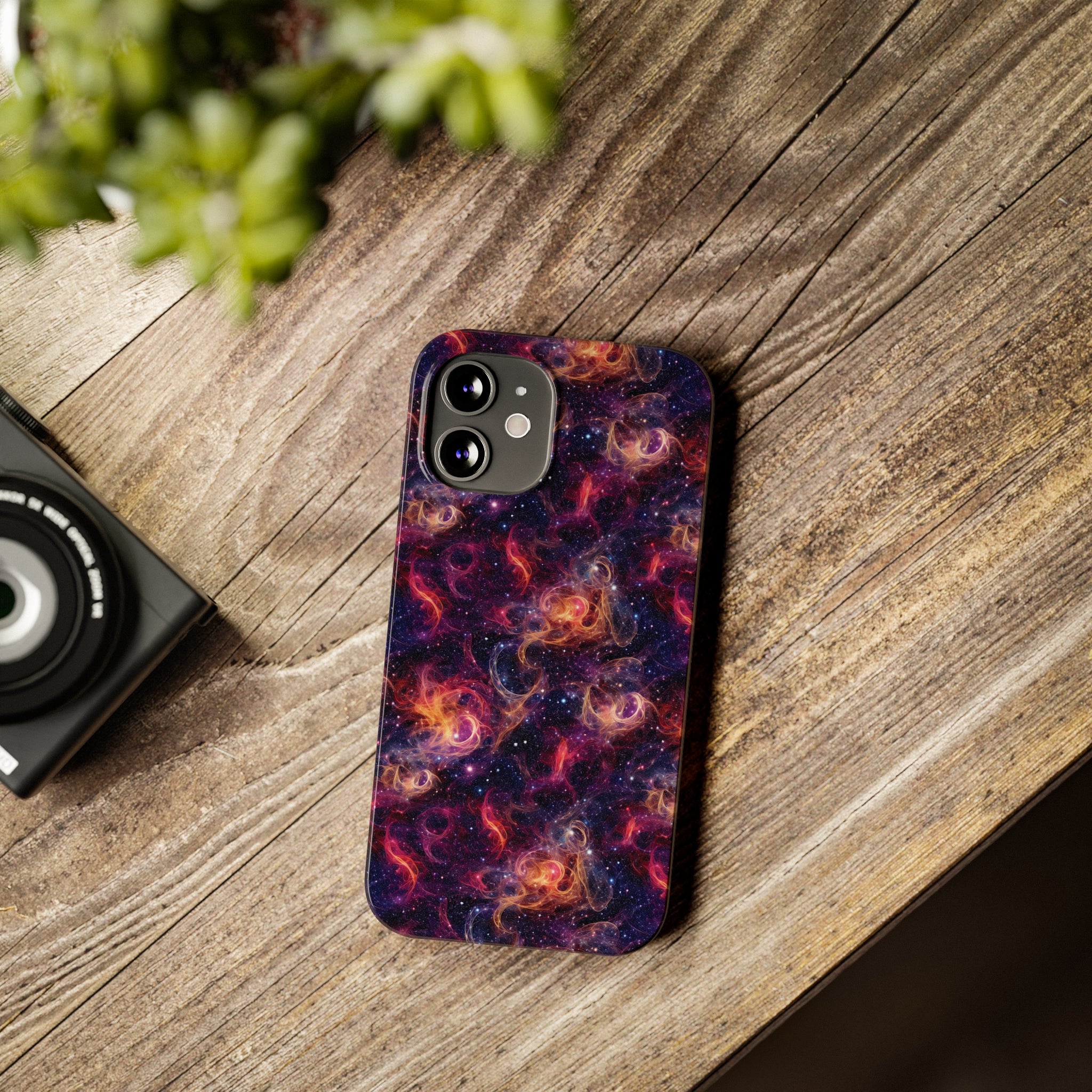 Slim Phone Cases (AOP) - Seamless Fantasy Galaxies 01