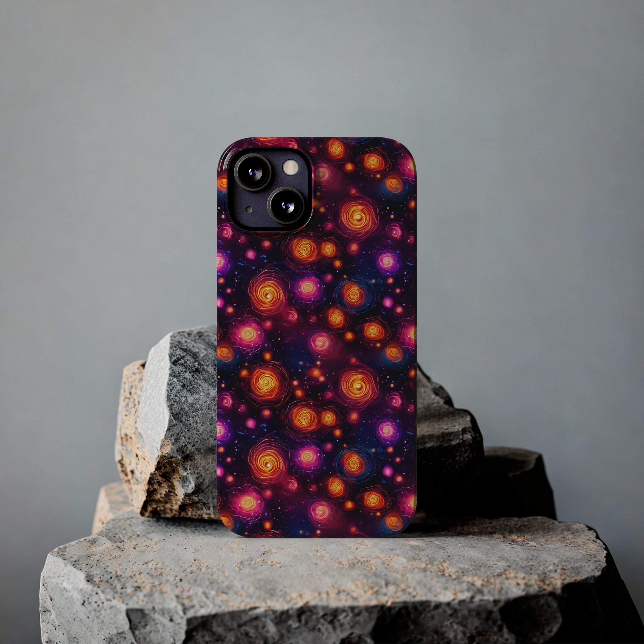 Slim Phone Cases (AOP) - Seamless Fantasy Galaxies 11