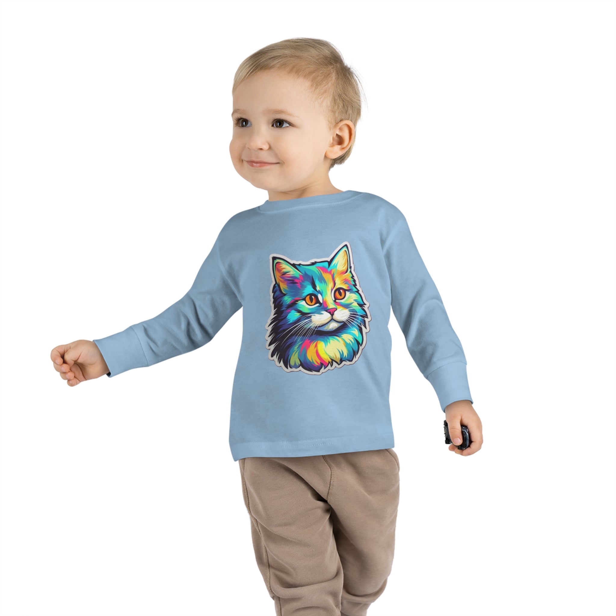 Toddler Long Sleeve Tee - Kittens 01