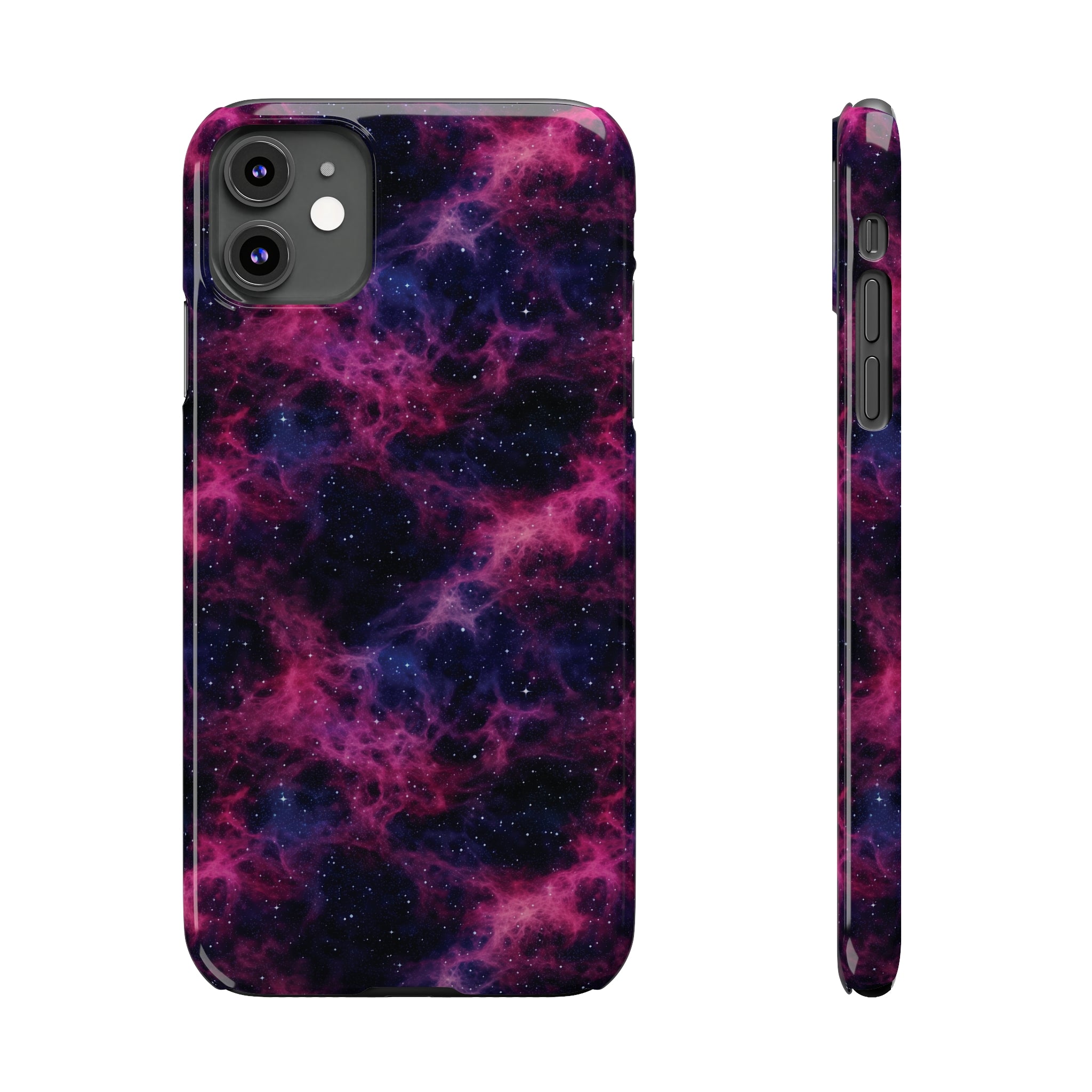 Slim Phone Cases (AOP) - Seamless Fantasy Galaxies 02