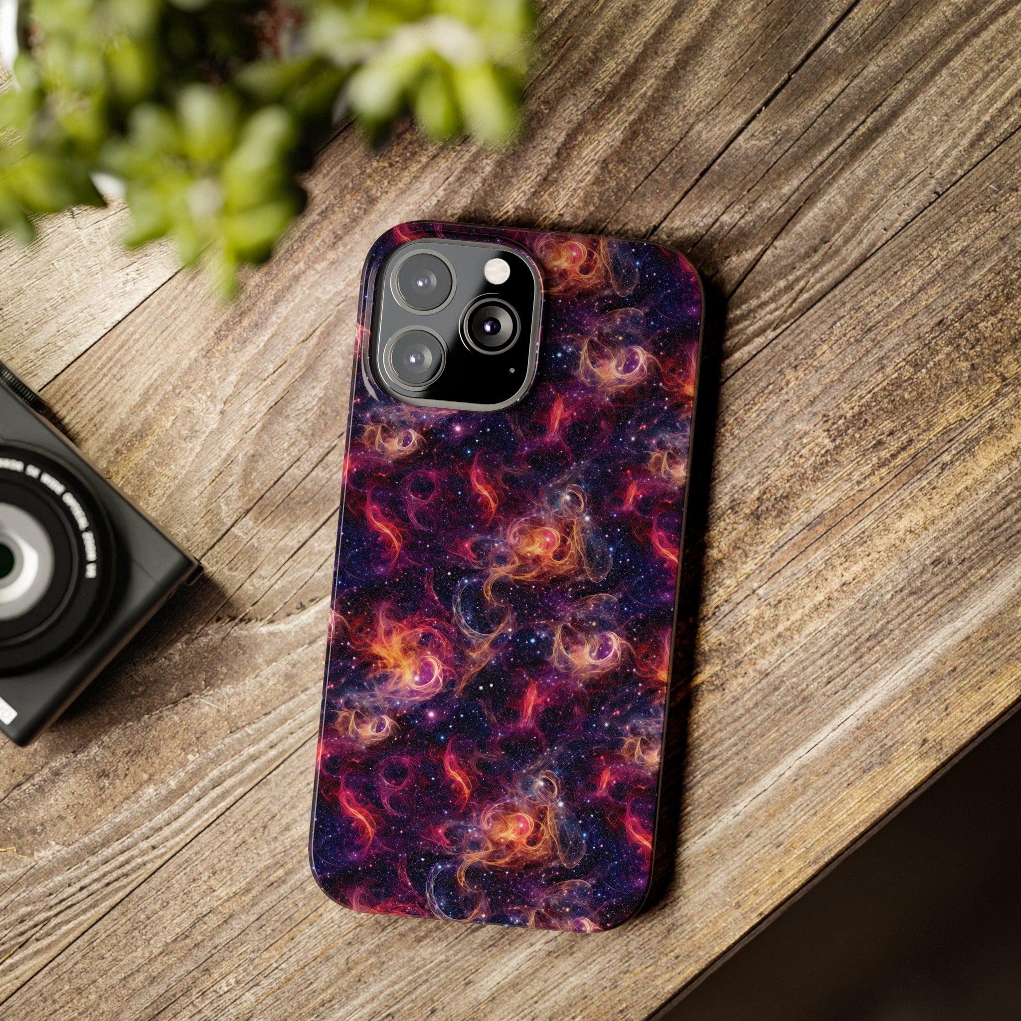 Slim Phone Cases (AOP) - Seamless Fantasy Galaxies 01